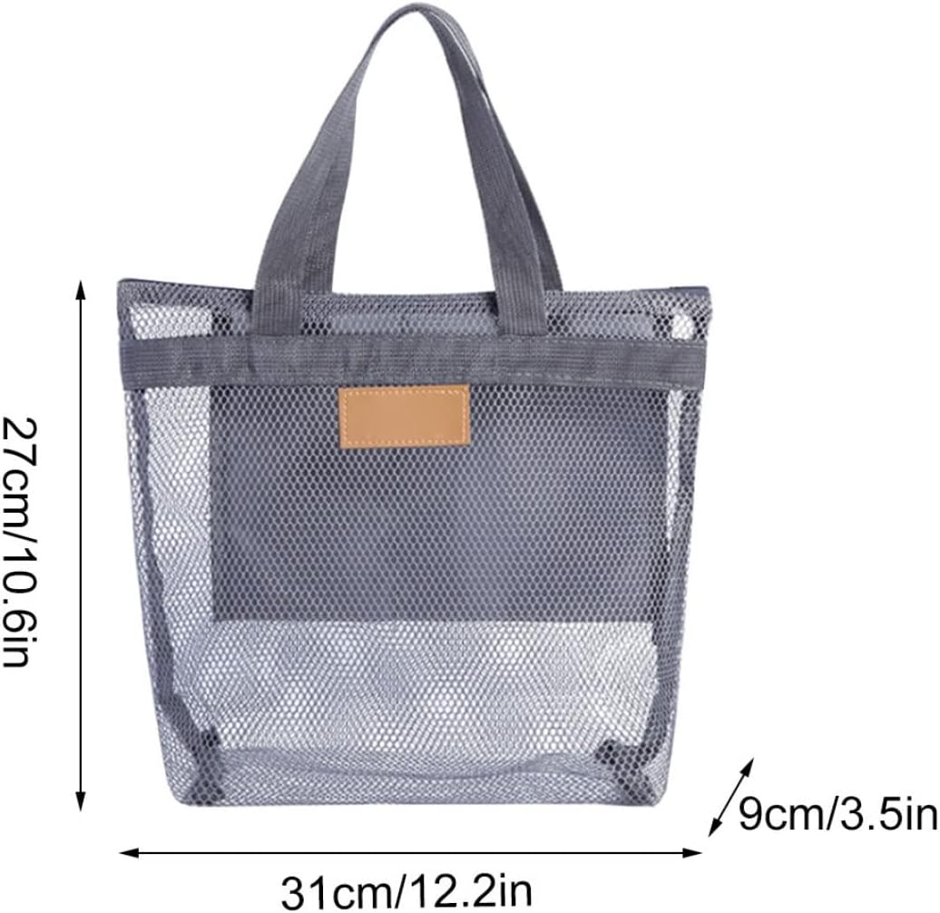 Rouloudun Mesh Shower Caddy Portable Quick Dry Bath Bag