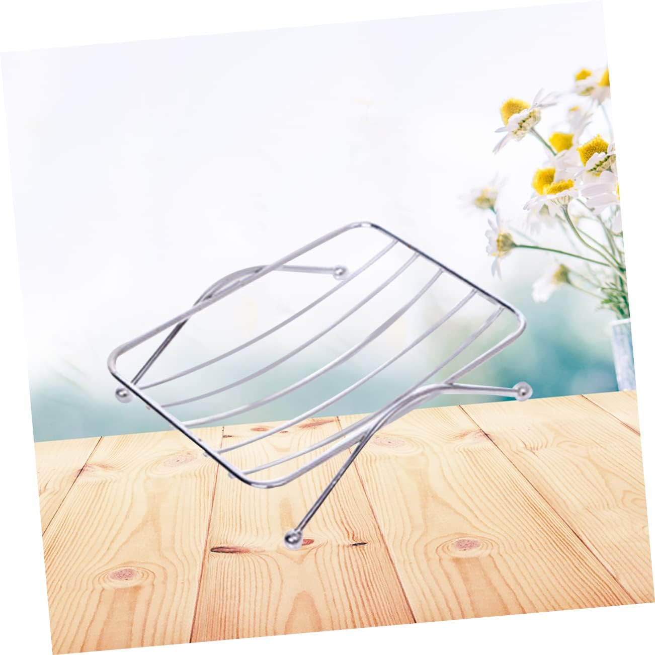 PRETYZOOM Wall Mount Soap Dish Stainless Steel