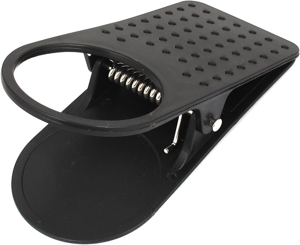 Qtqgoitem Black Table Cup Holder with Clamp