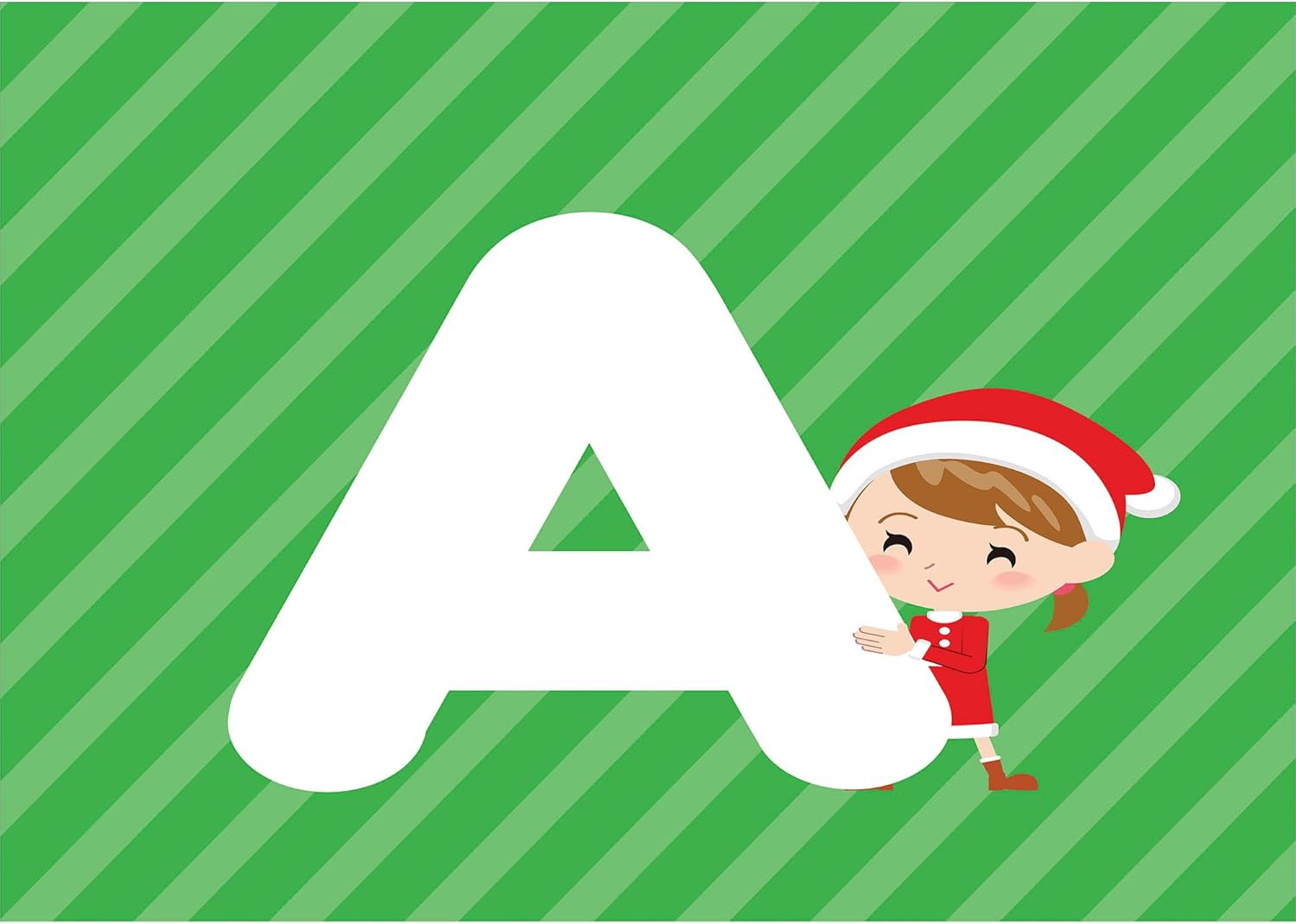 Ambesonne Christmas Alphabet Soap Dispenser Toothbrush Holder Set
