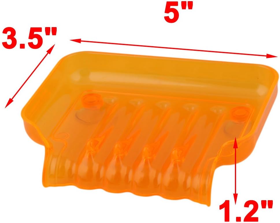 Plastic Cup Holder Storage Box 2pcs Orange