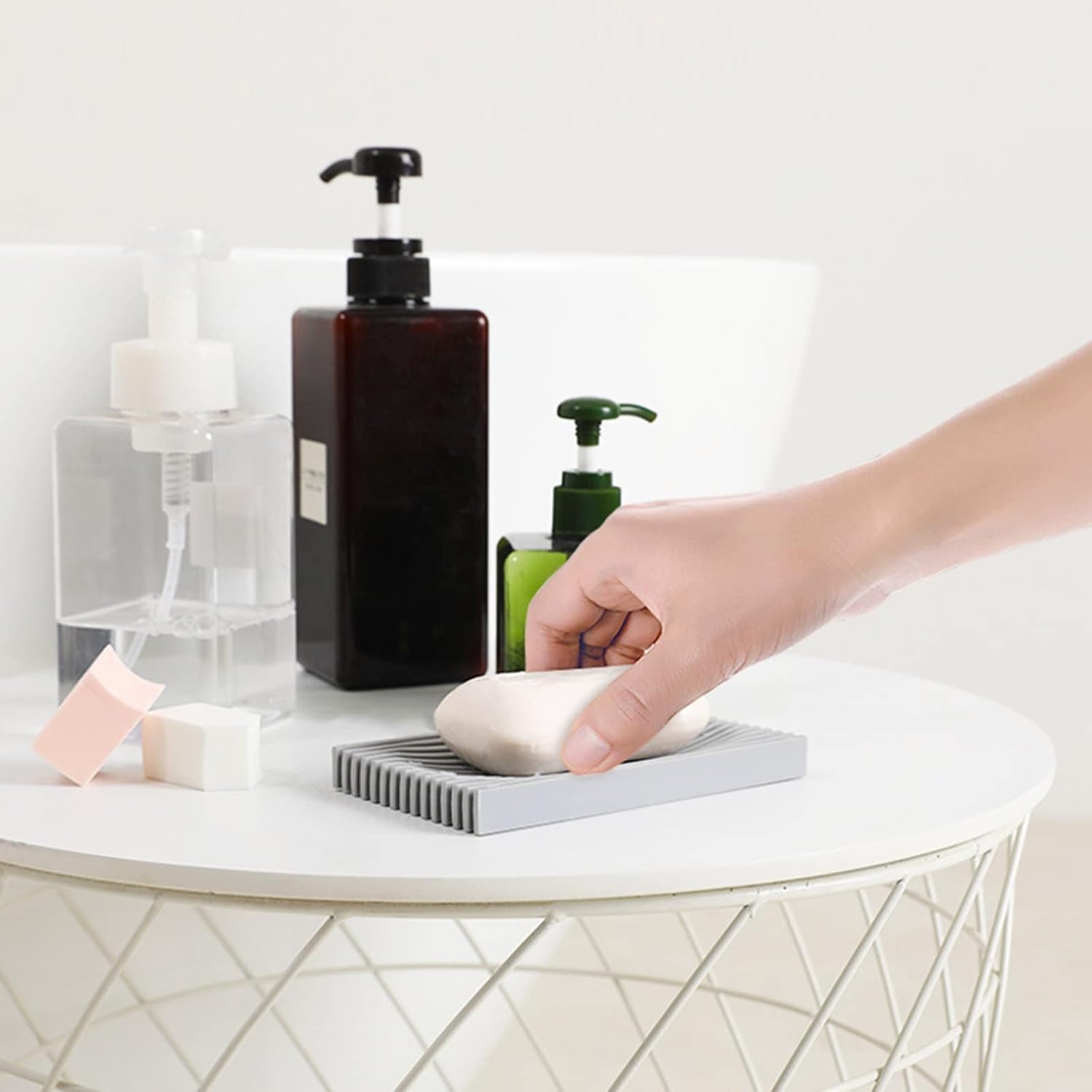 Hokojix Soap Storage Box with Drainage and Style