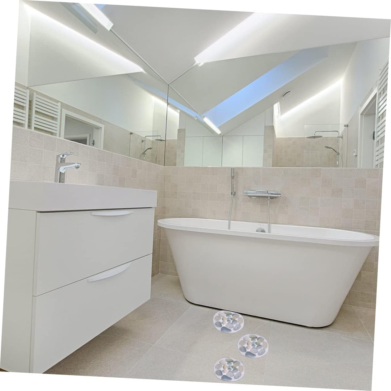 DECHOUS Anti-Slip Tub Stickers 4 Pack 1
