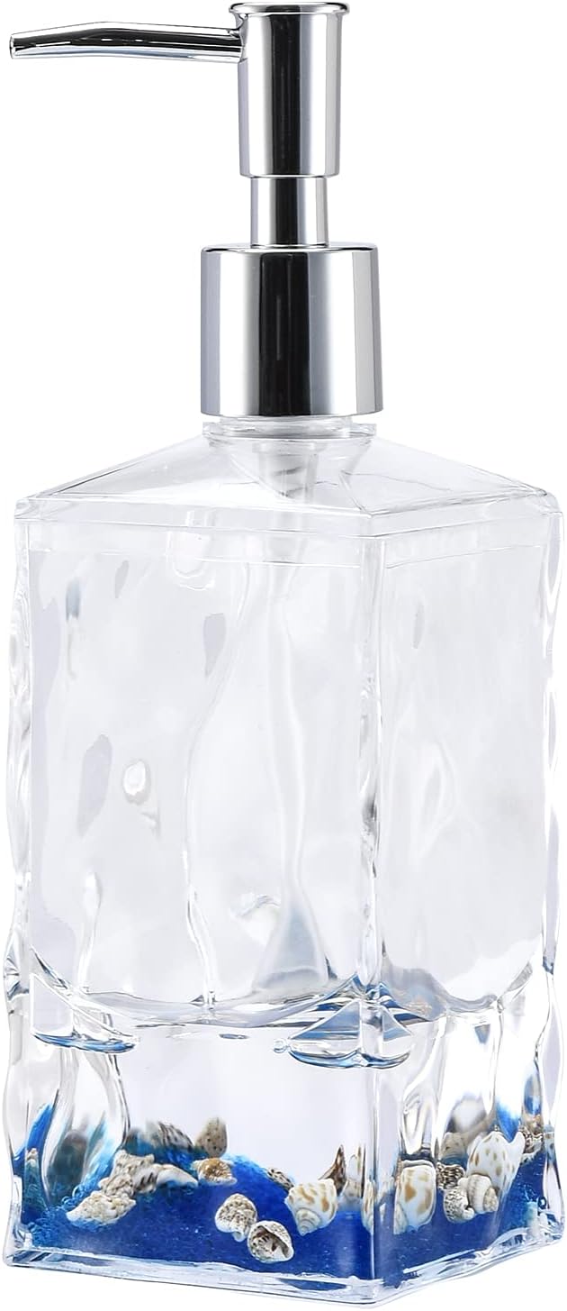 Locco Decor 4 Piece Acrylic Liquid 3D Floating Shell Set