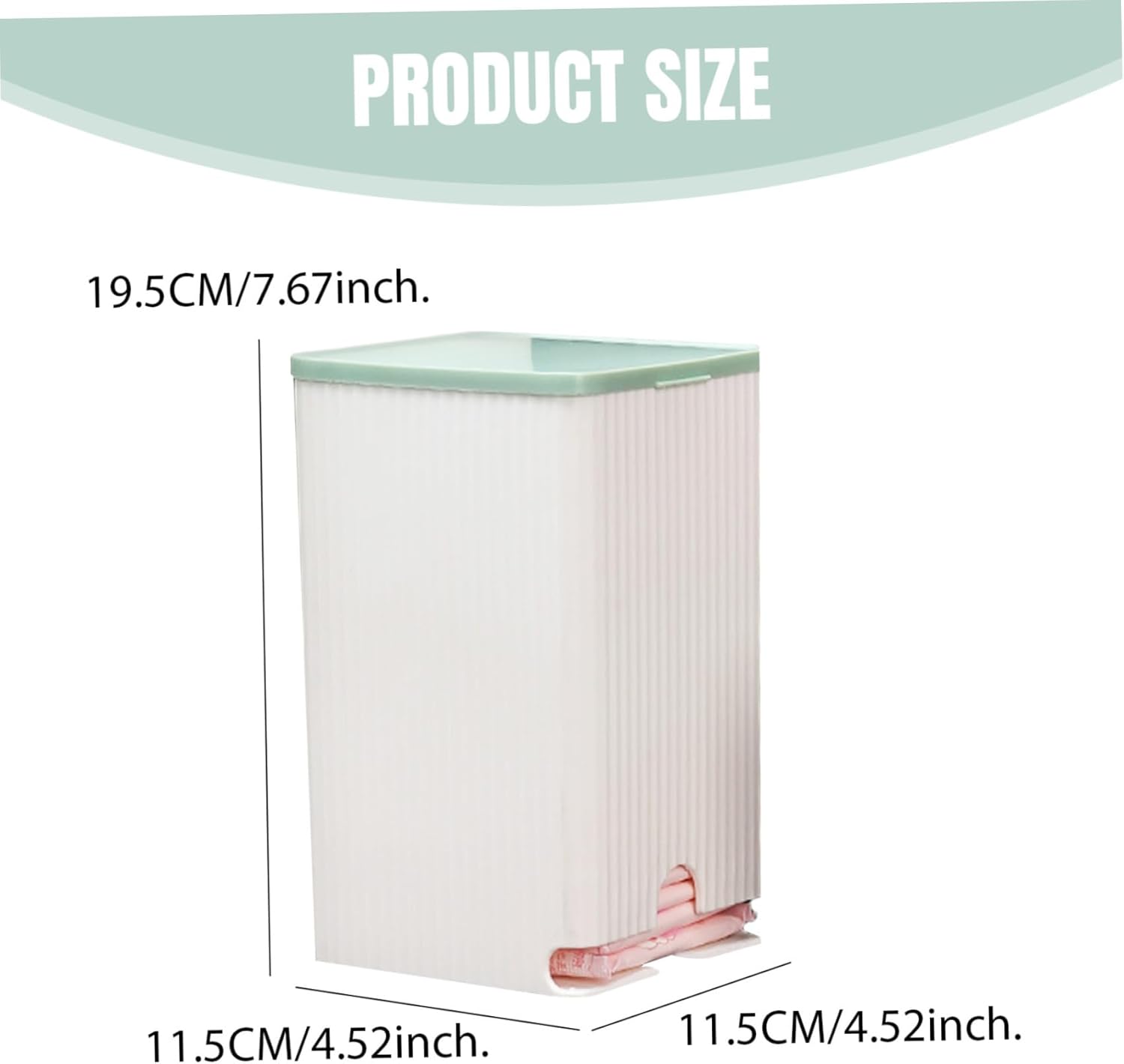Wall-Mounted Storage Box for Sanitary Pads and Toilet Paper