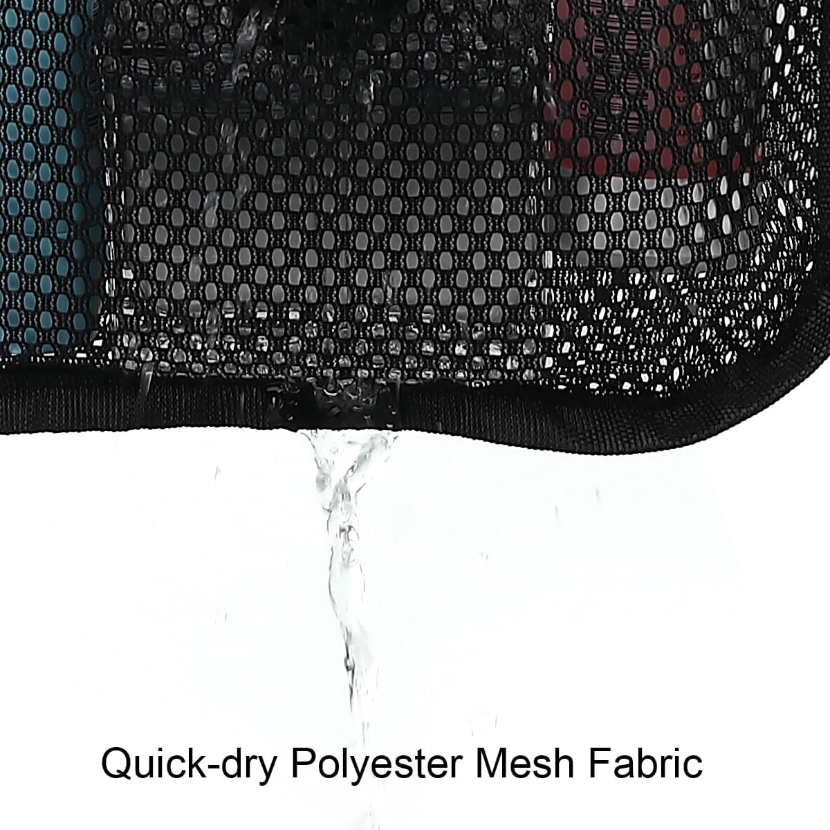 GYEUKHAM Hanging Mesh Shower Caddy - 7 Pockets Black 1 Pack