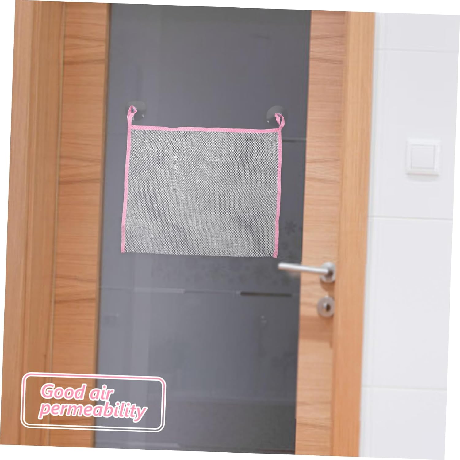 Anneome Hanging Shower Organizer Large Mesh Bag for Bathroom Supplies