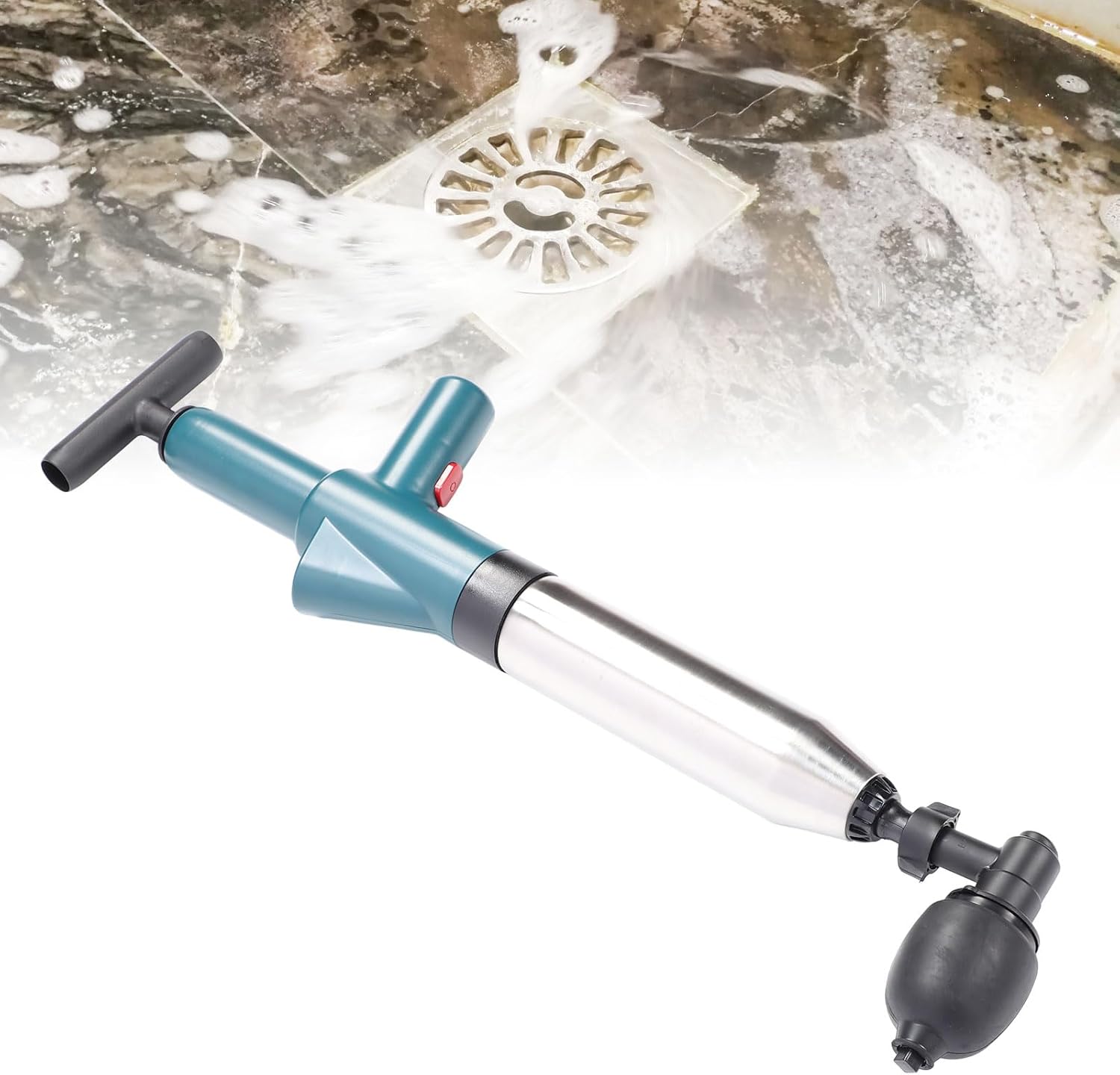 Mumusuki Toilet Plunger with Pressure Indicator 1