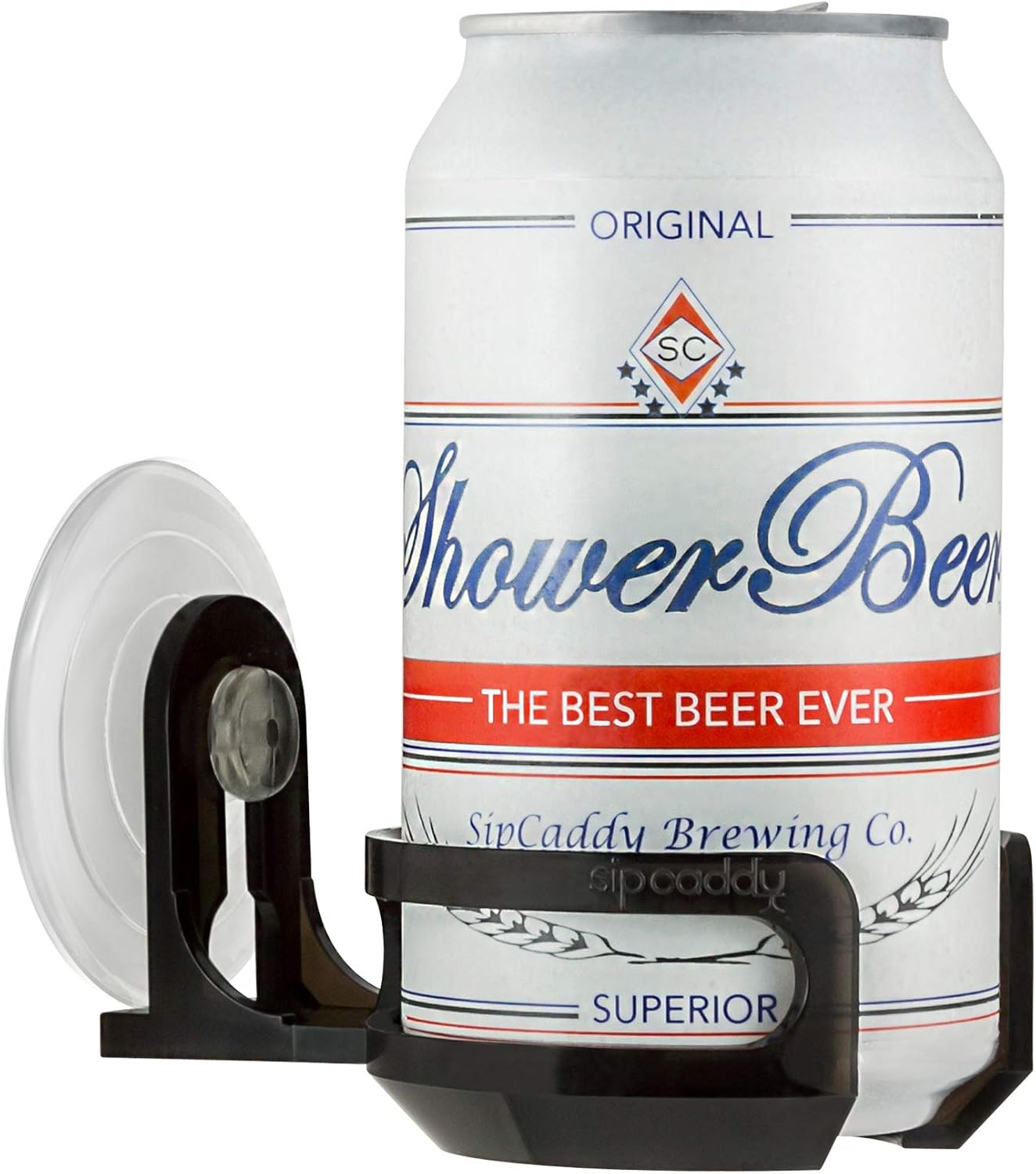 The Original SipCaddy Shower Beer Bath Wine Holder