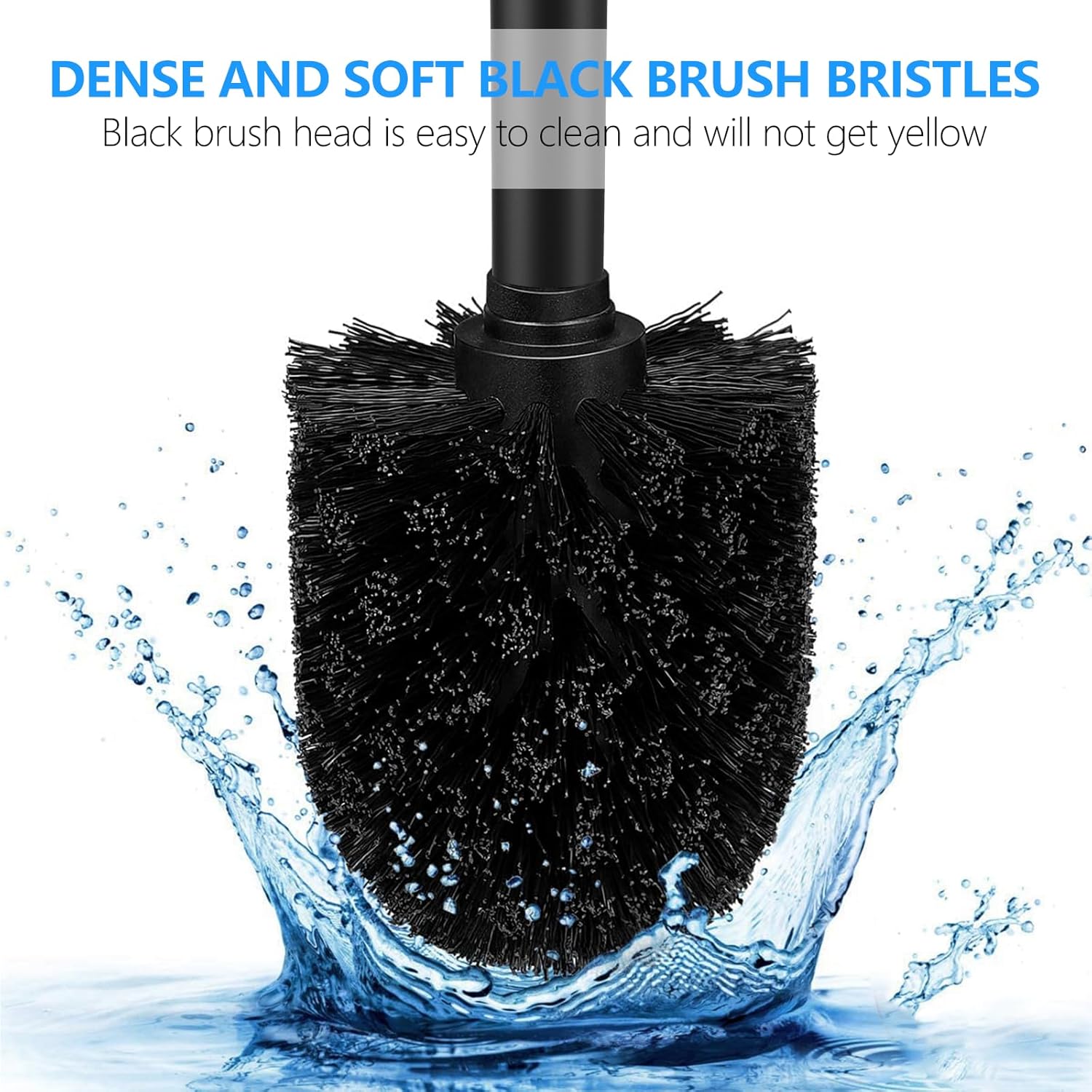SetSail Compact Toilet Brush with Stainless Steel Handle and Drip-Proof Holder 1