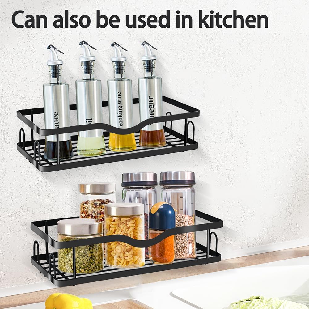 Unicrest RY Adhesive Shower Caddy 2 Pack 1