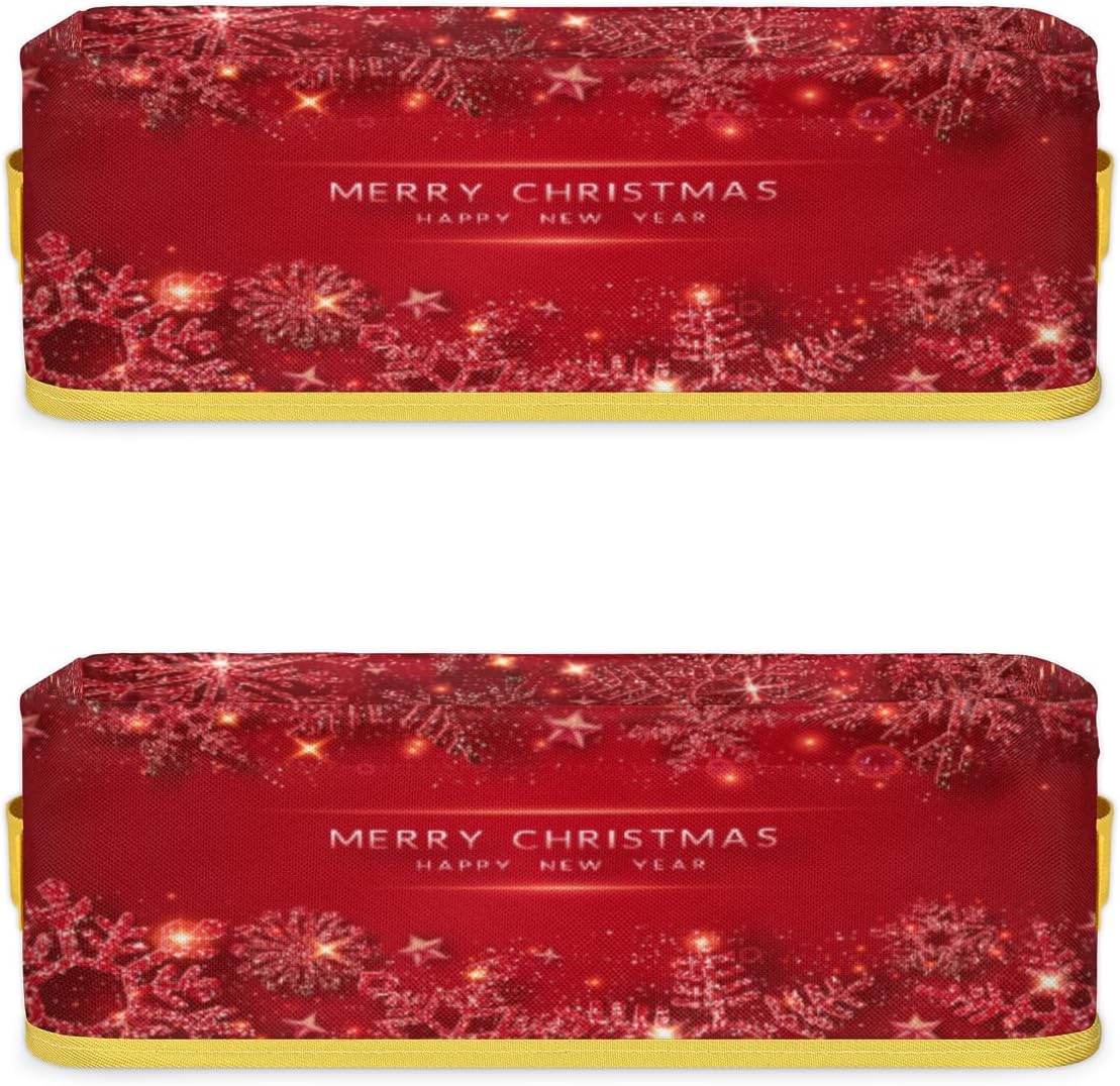 Vomwwlix Christmas Snowflake Toilet Paper Basket Decor