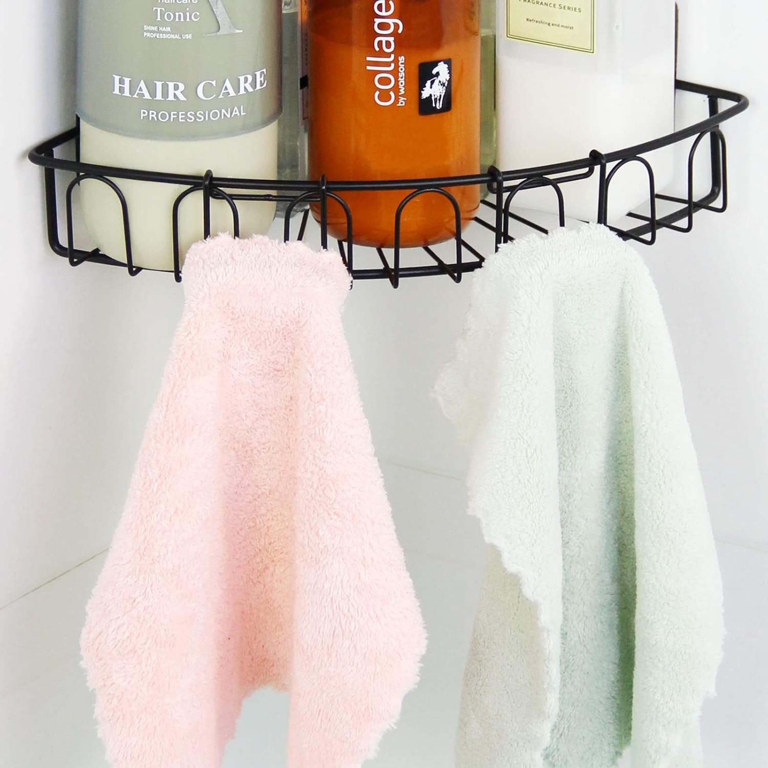 Casaphoria 2 Pack Corner Shower Shelf Organizer No Drilling