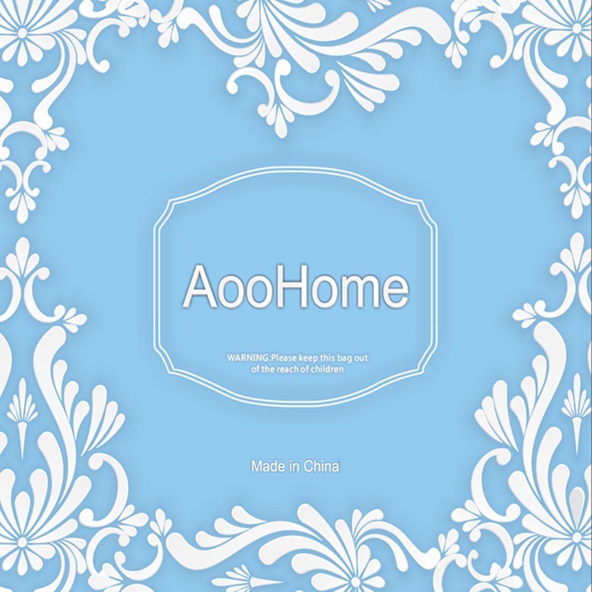AooHome Frosted 72x72 Shower Curtain Liner with 5 Bottom Magnets and Metal Grommets