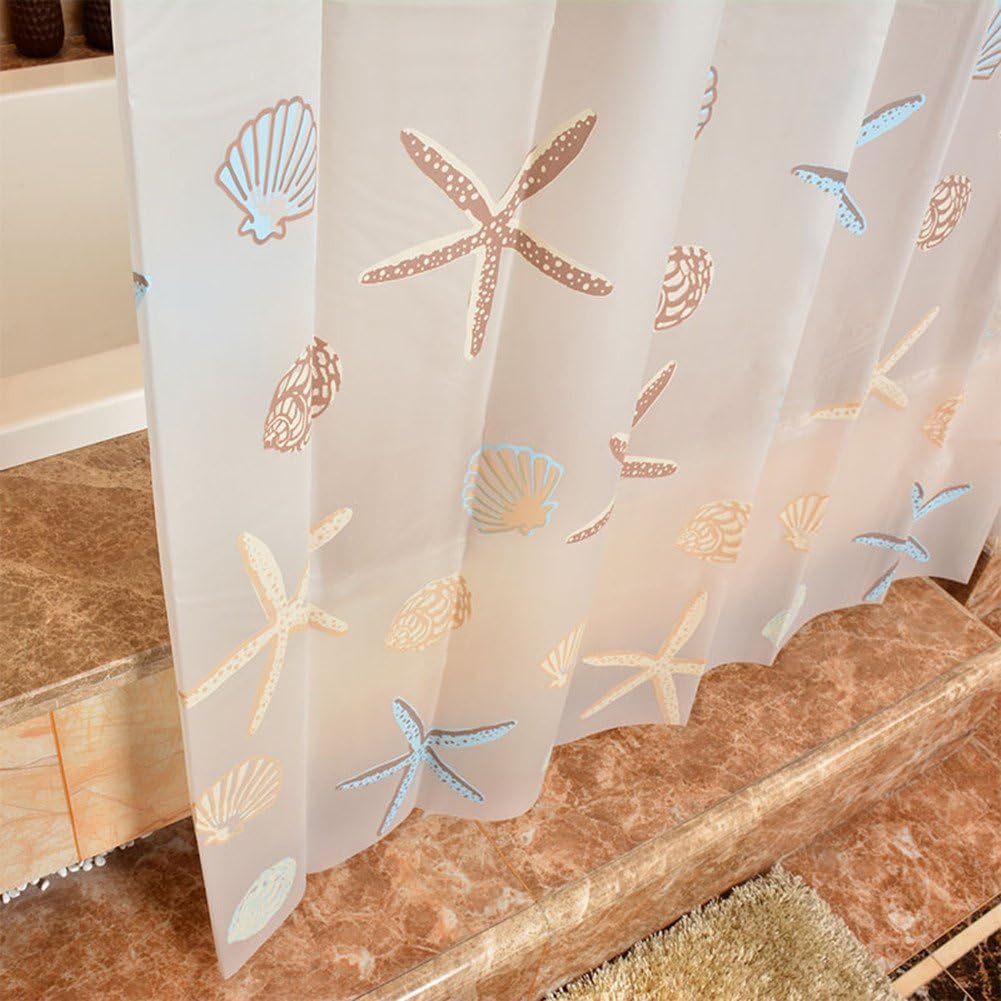 Ufatansy Sea Star Shower Curtain Liner Set