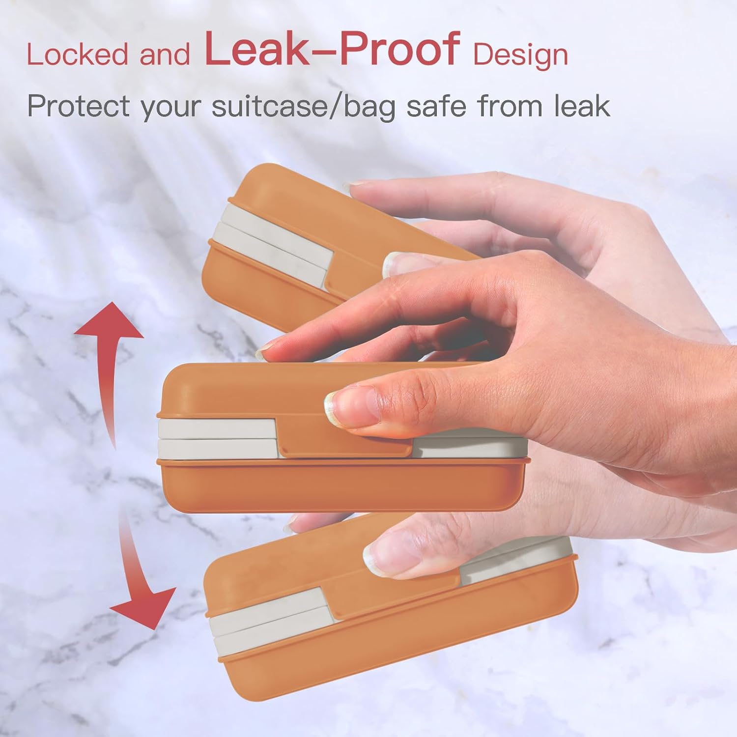 Quatish Bar Soap Holder 1 Pack Leakproof Travel Case