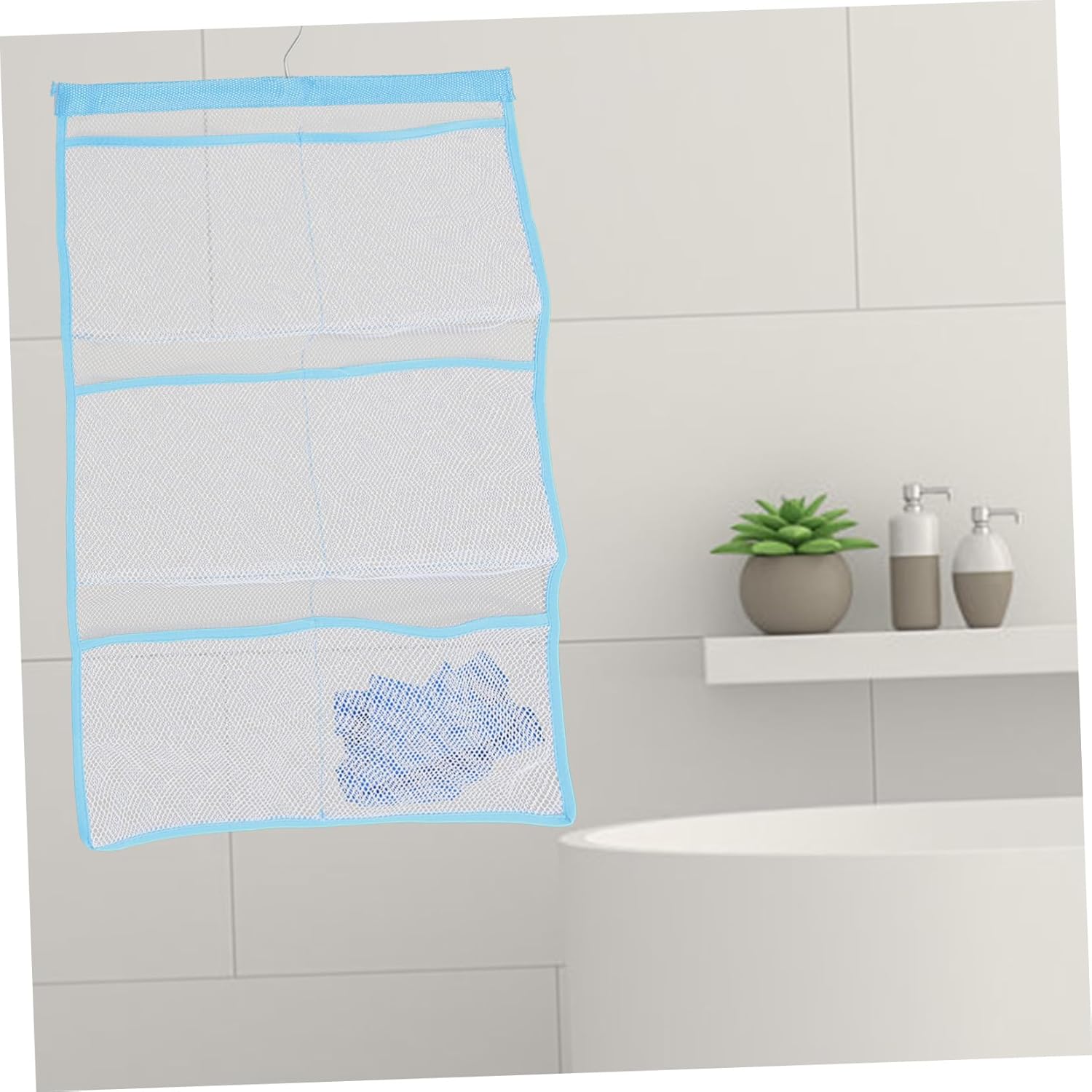 Mobestech 6 Mesh Shower Organizer - Space Saving Quick Dry