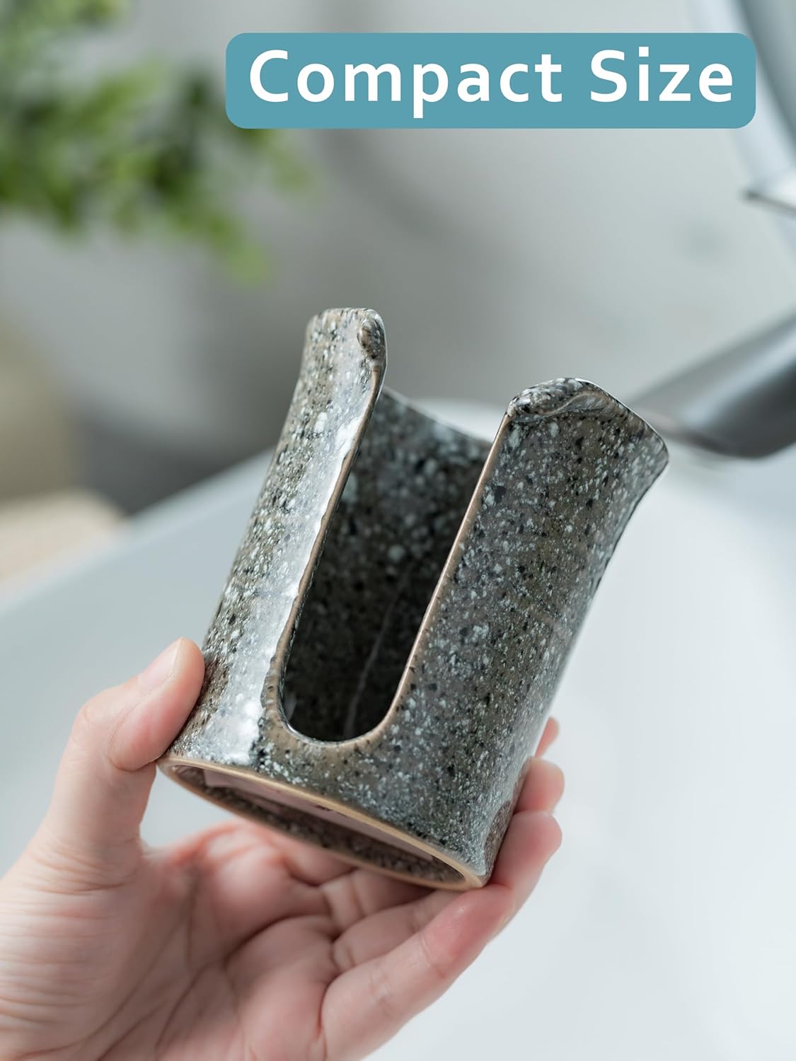YHOJOY Ceramic Cup Holder for 3 Oz Bathroom Cups