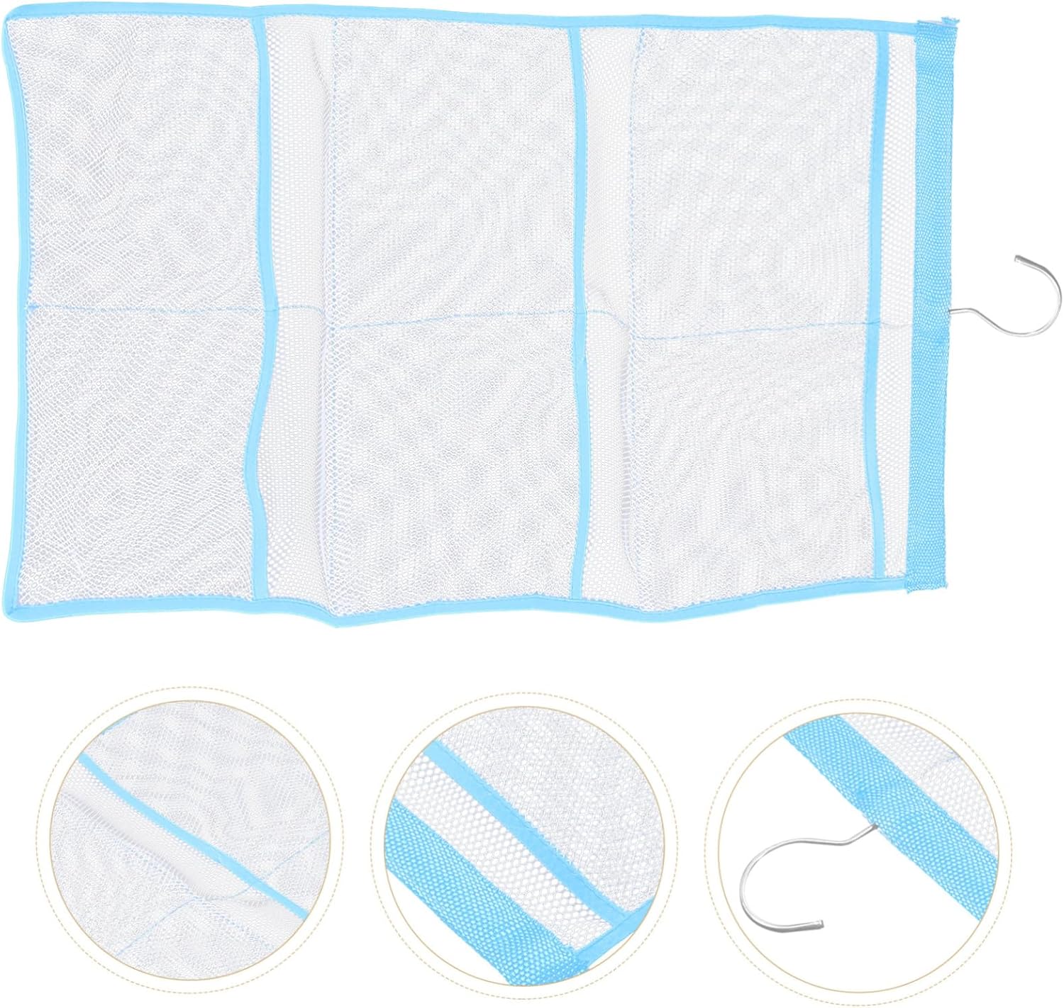 PRETYZOOM Shower Organizer with 6 Mesh Pockets