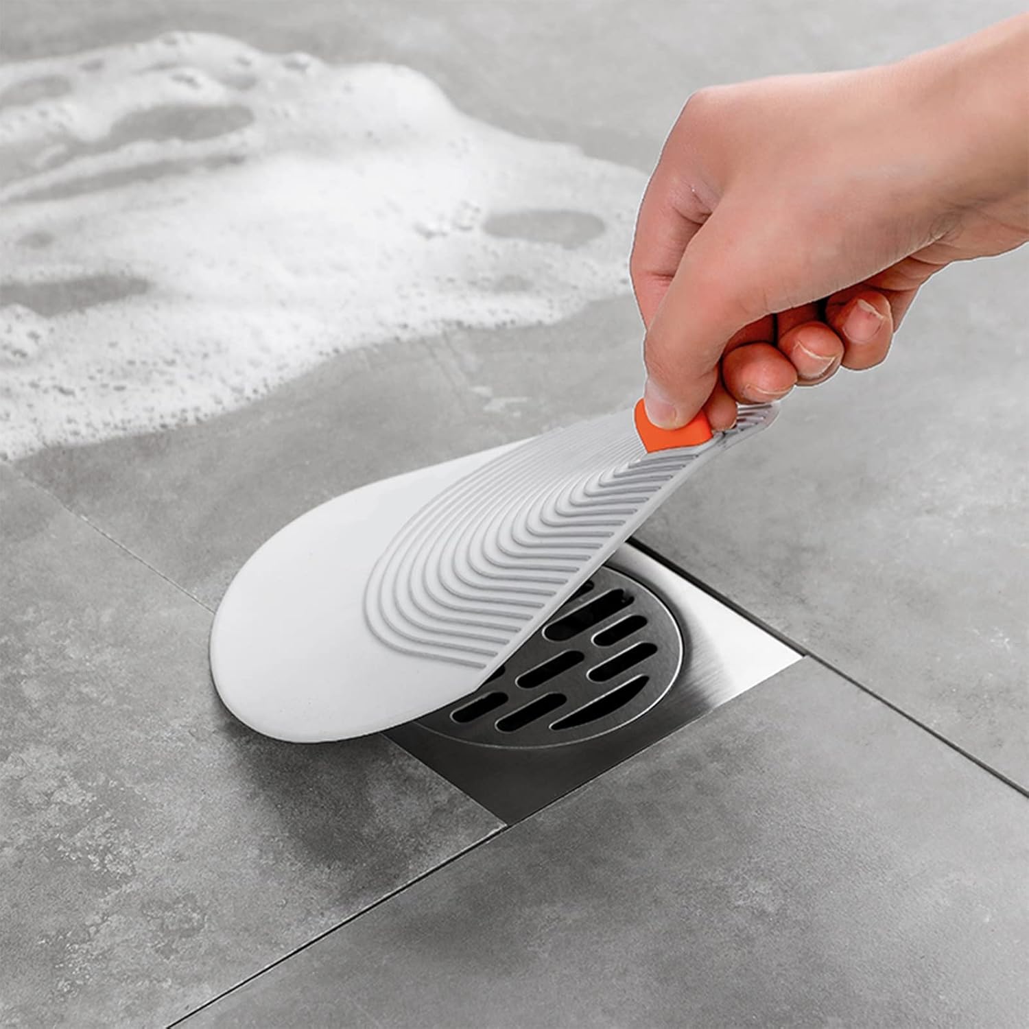 Belupai 6 in Bathtub Drain Stopper with Suction Cup