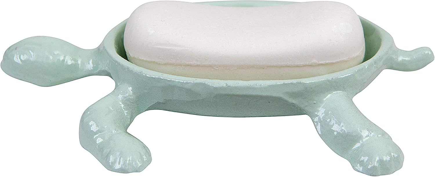 Creative Co-Op Cast Iron Turtle Soap Dish 1