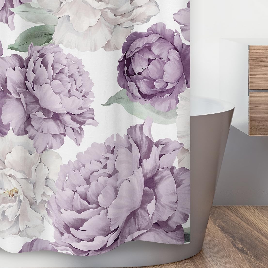 Sweet Jojo Designs Boho Floral Shower Curtain 1