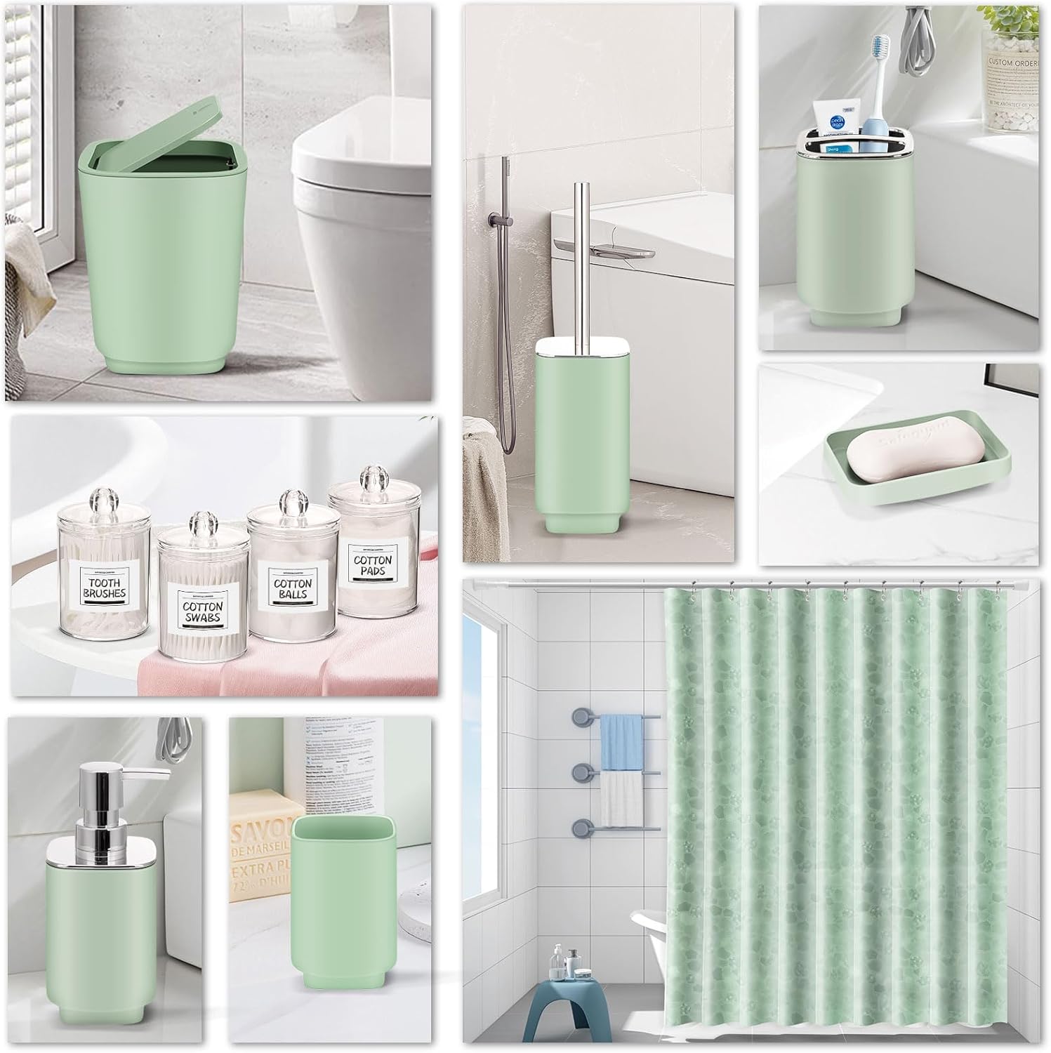 IMAVO 11-Piece Bathroom Accessory Set