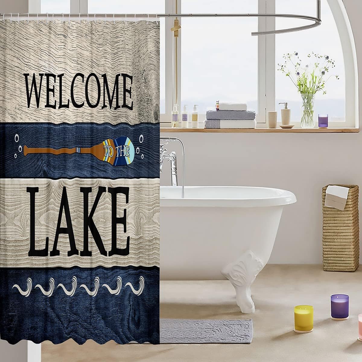 Erosebridal Lake Life Shower Curtain 72x72