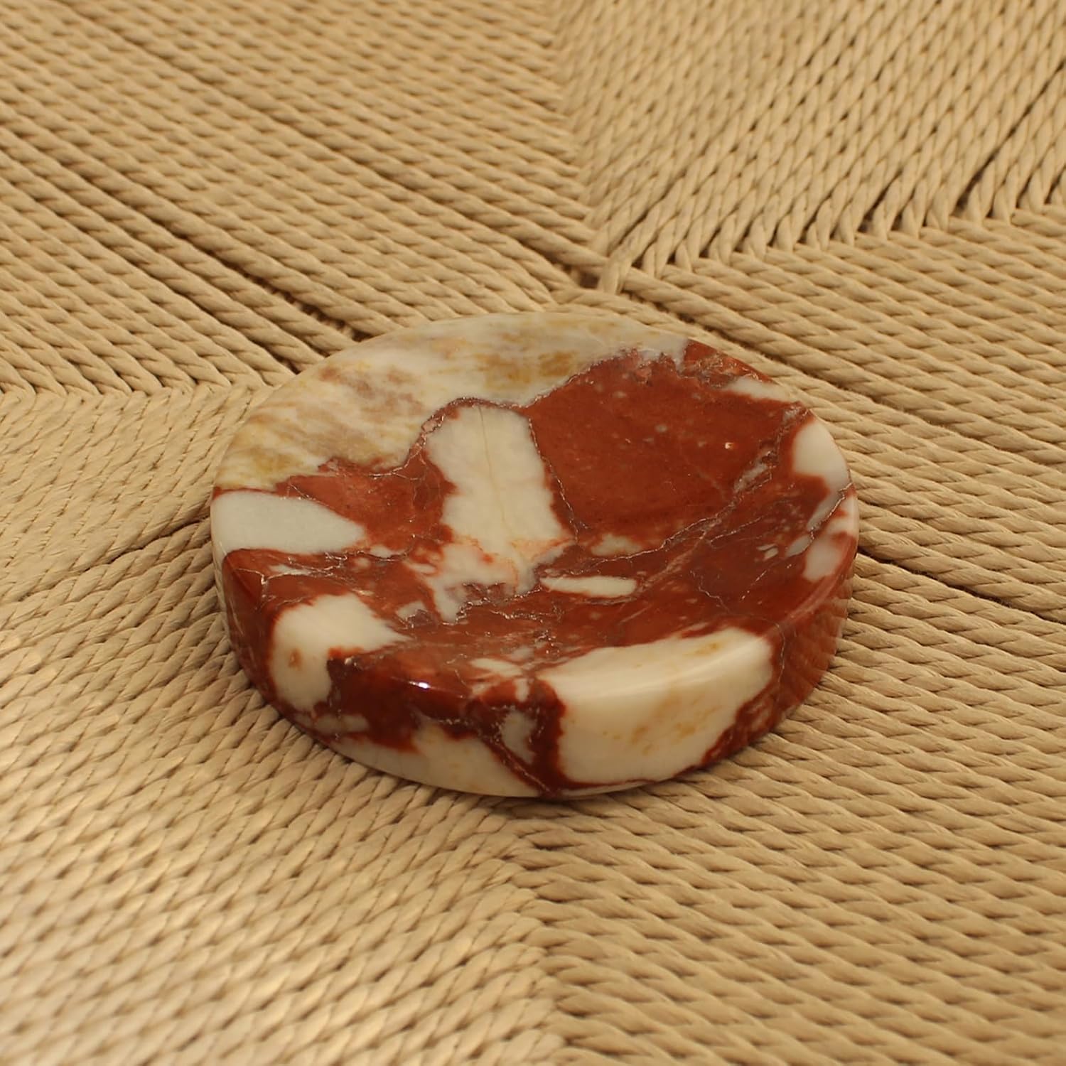Natural Calacatta Red Marble Soap Dish