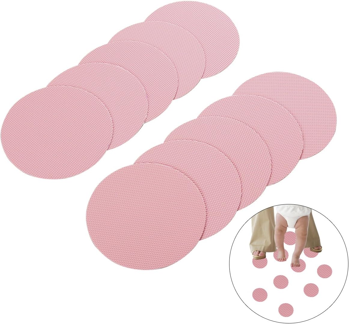 ARTIBETTER 10pcs Non-Slip Bathtub Stickers Mat Pads
