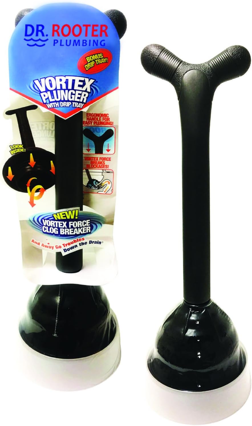 Dr Rooter 301688 Vortex Plunger - 5 Year Warranty