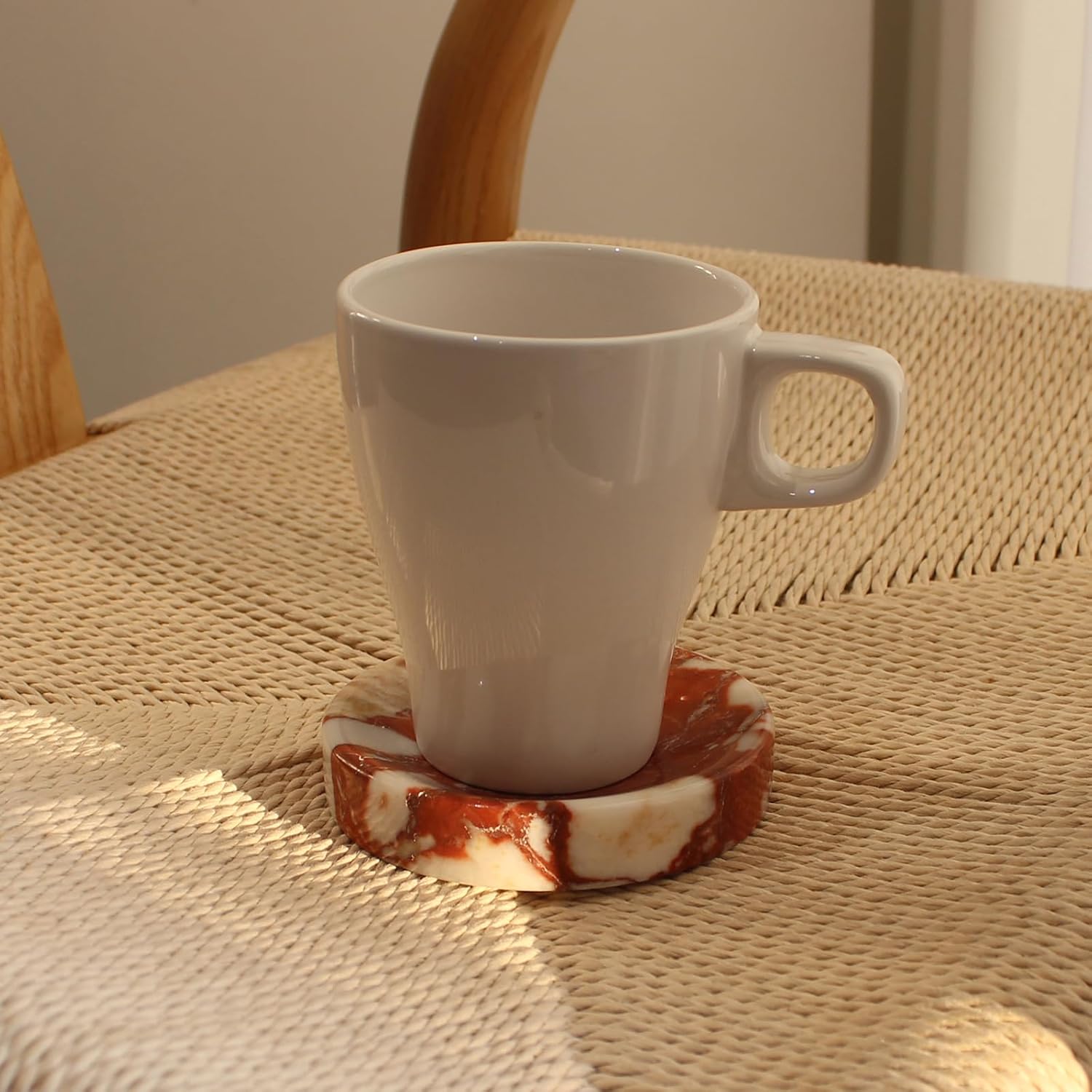 Natural Calacatta Red Marble Soap Dish