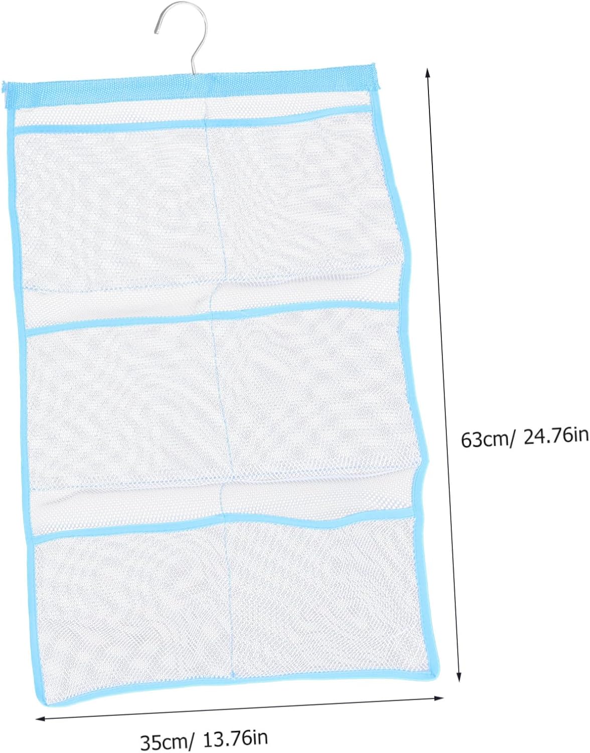 PRETYZOOM Shower Bag Organizer 6 Pockets Quick Dry Mesh