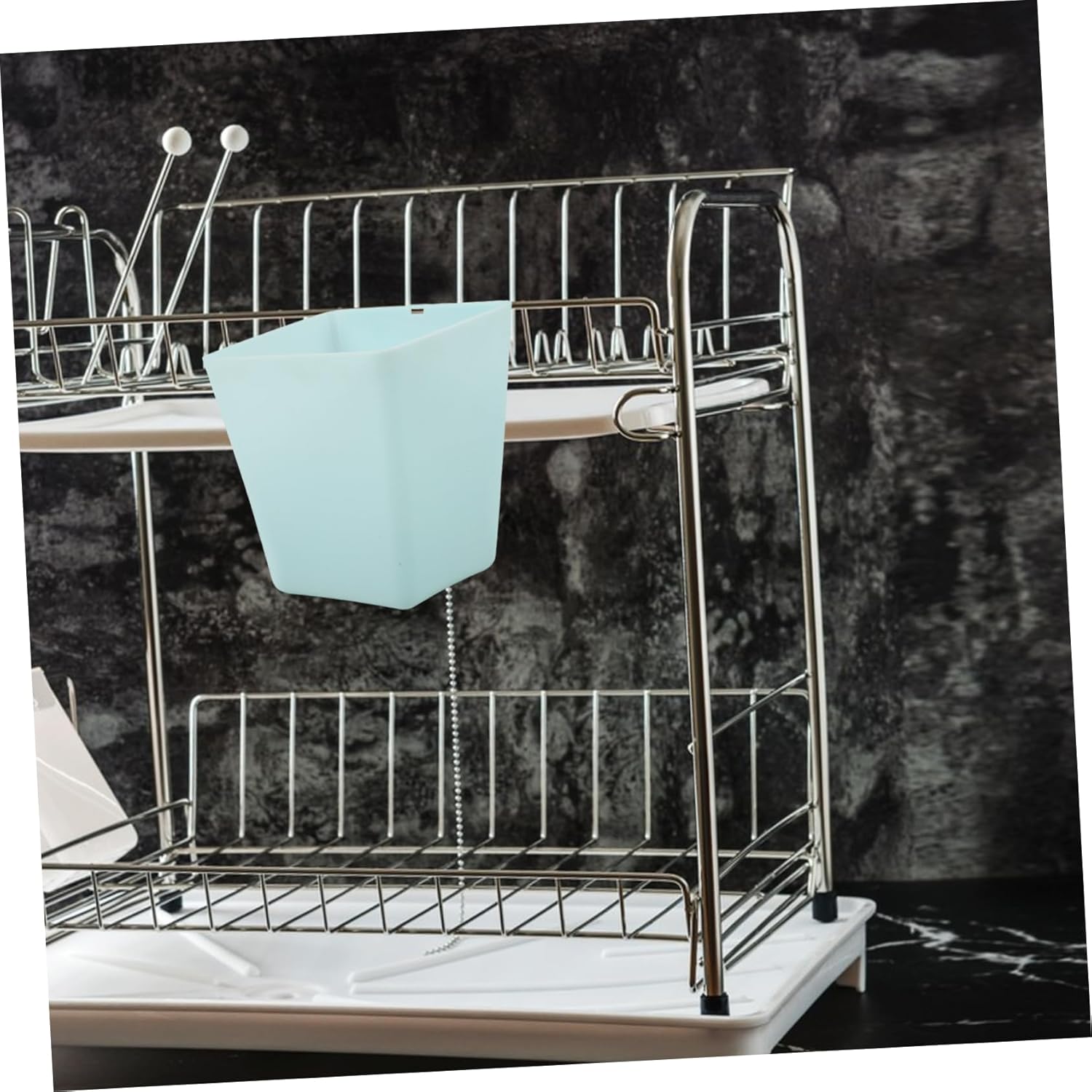 Luxshiny Wall Mounted Storage Basket for Kitchen and Bathroom 1
