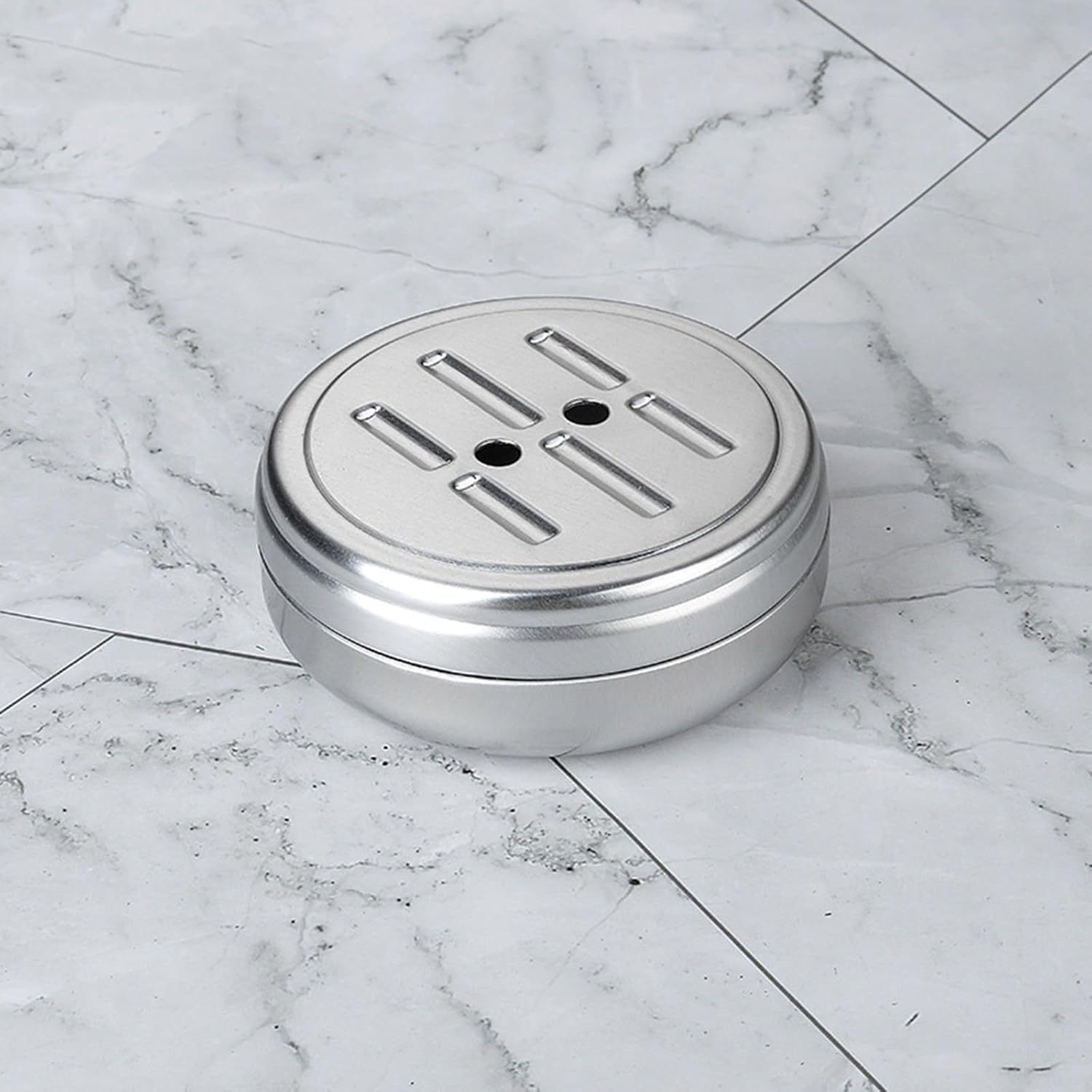 Pack of 2 Waterproof Aluminum Soap Dish with Drip Rack
