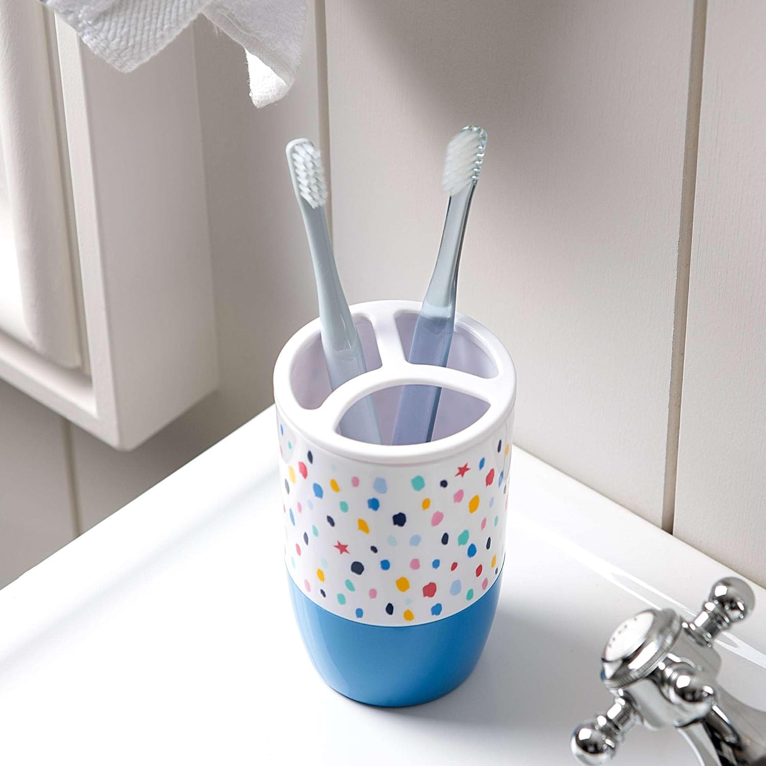 Allure Home Creation Confetti Dot 4-Piece Bath Set