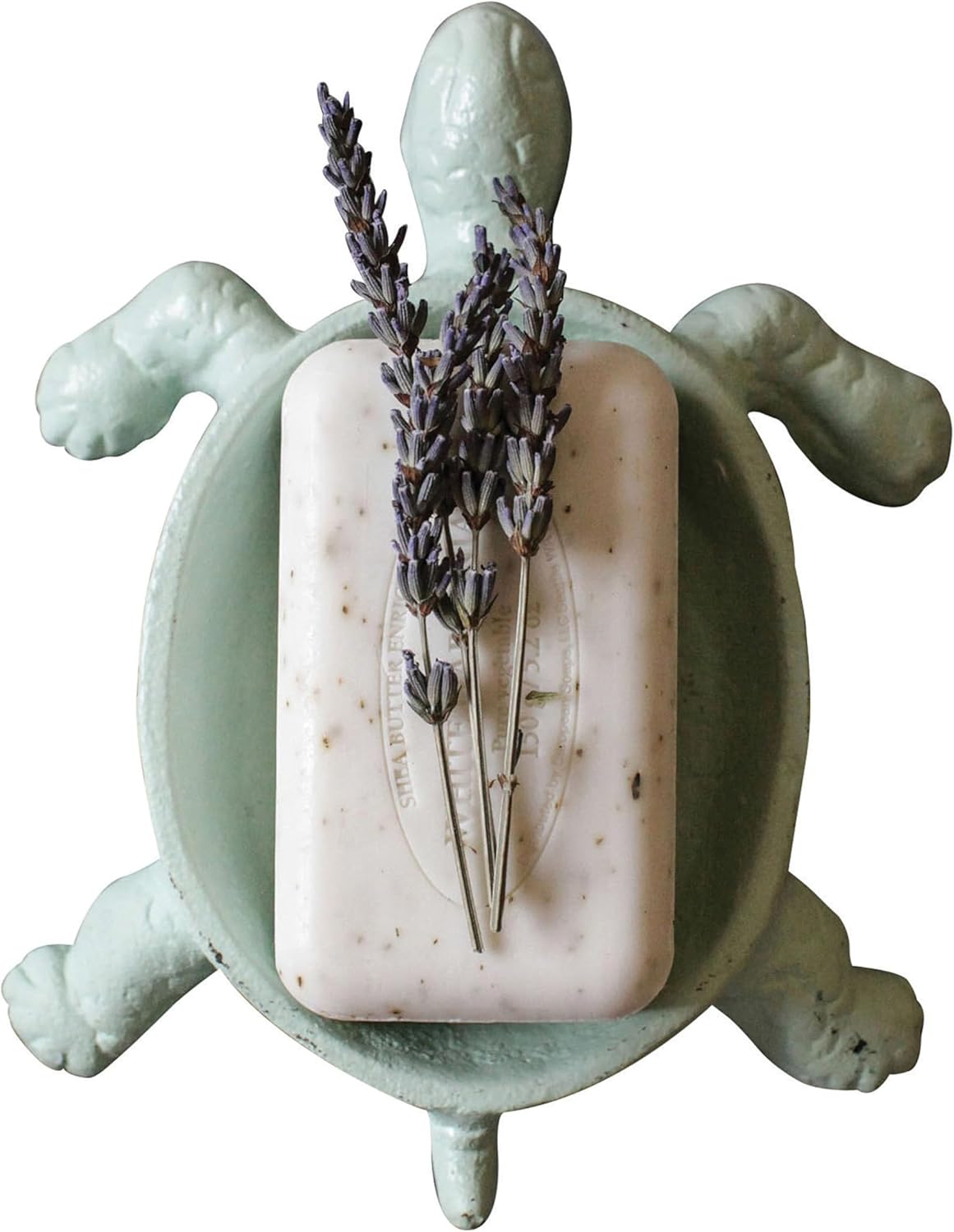 Creative Co-Op Cast Iron Turtle Soap Dish 1