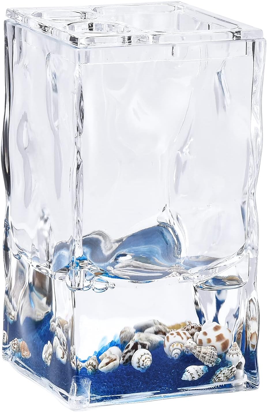 Locco Decor 4 Piece Acrylic Liquid 3D Floating Shell Set