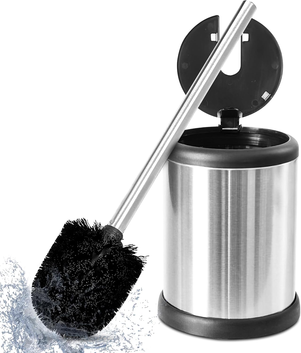 UMIEN Toilet Brush with Lid and Canister