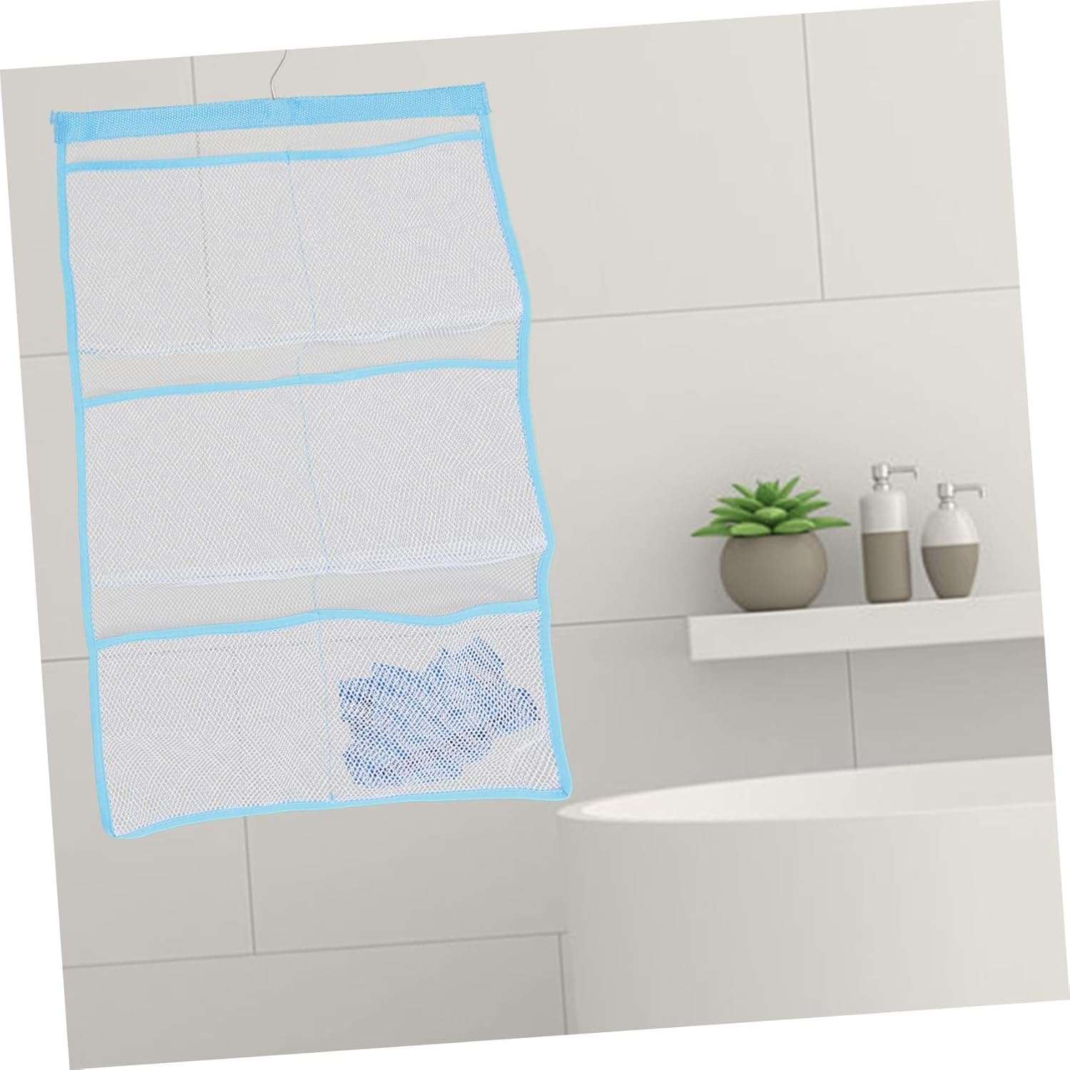 ABOOFAN 6 Mesh Shower Organizer Quick Dry Hanger