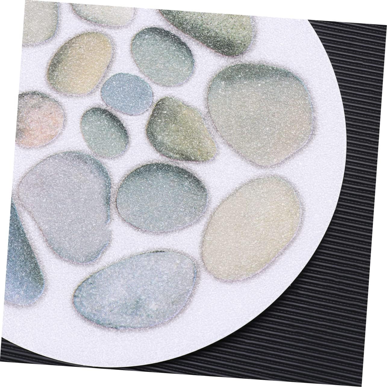 4pcs Bathtub Anti Slip Stickers Stone Pattern Safety Decals