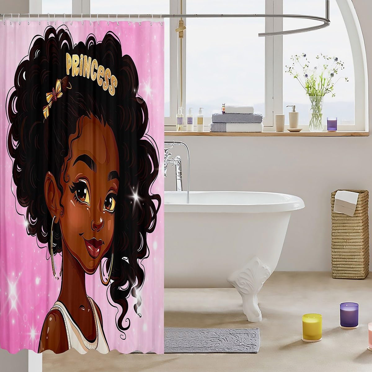 Erosebridal Waterproof Shower Curtain for Women