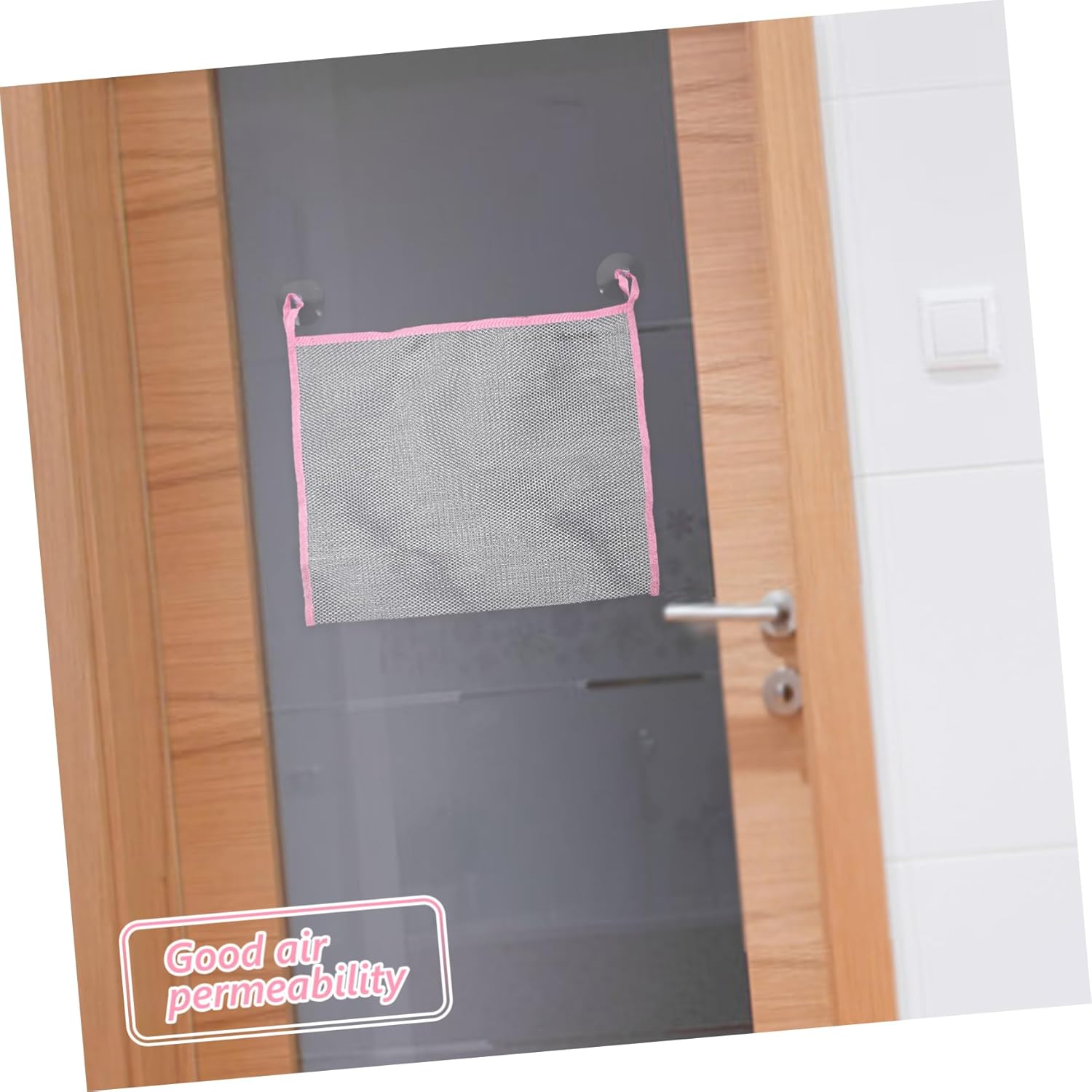 Hoement Multi-Function Mesh Shower Organizer Bag 1
