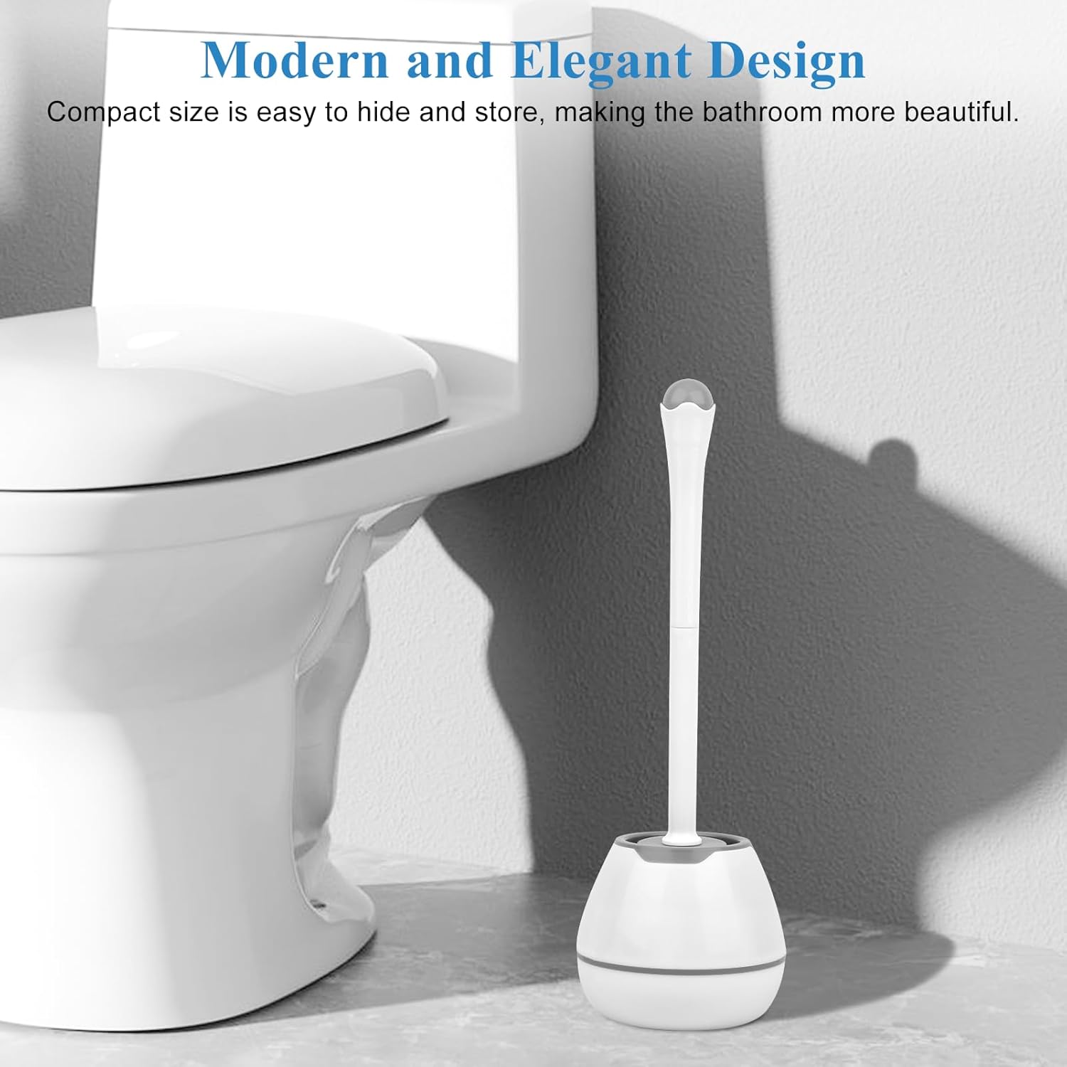 Alpsnow Toilet Bowl Brush and Holder 2 Pack 1
