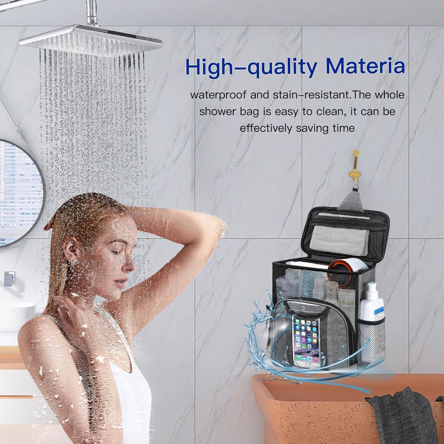 ZHIYUEJING Shower Caddy Portable Travel and Home Use