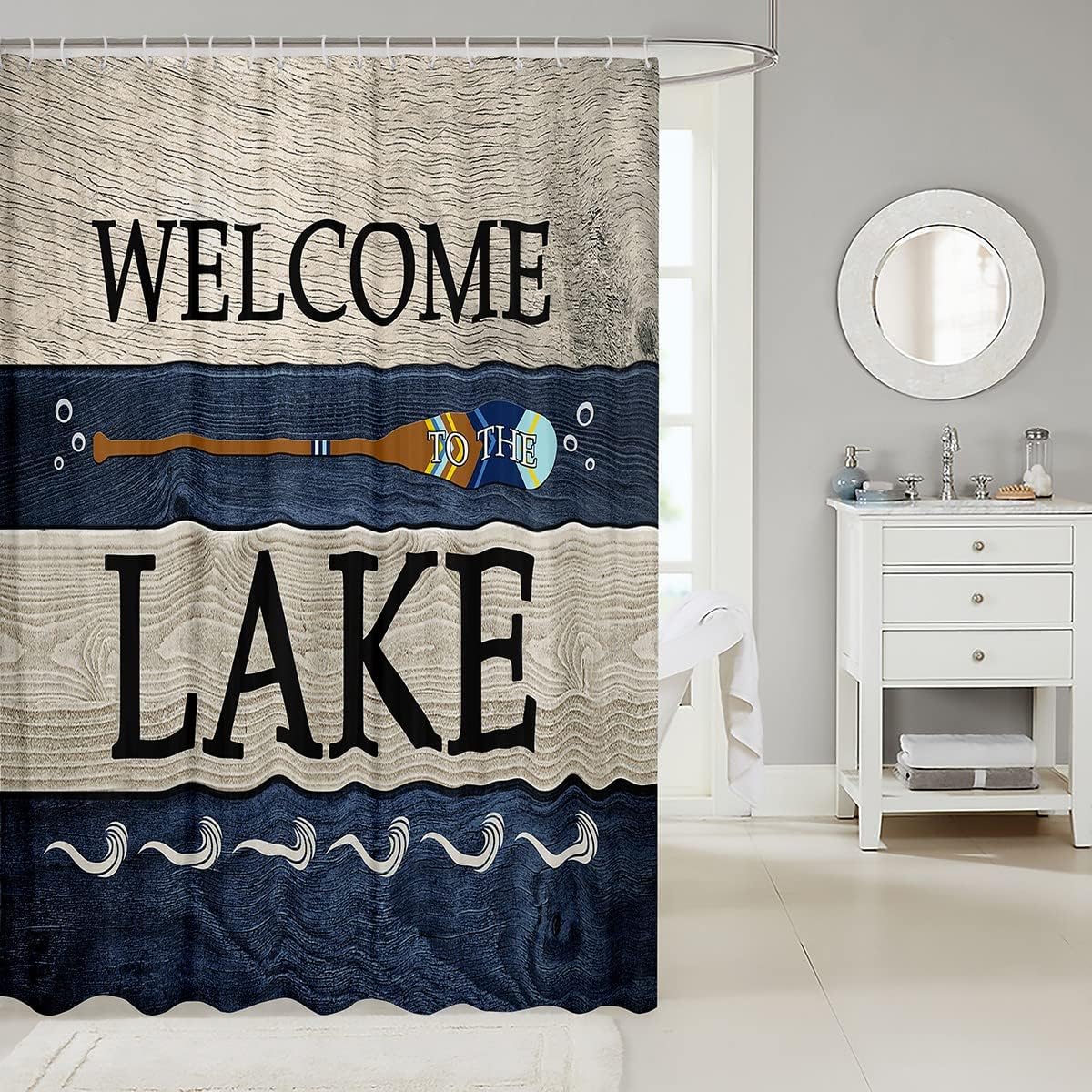 Erosebridal Lake Life Shower Curtain 72x72
