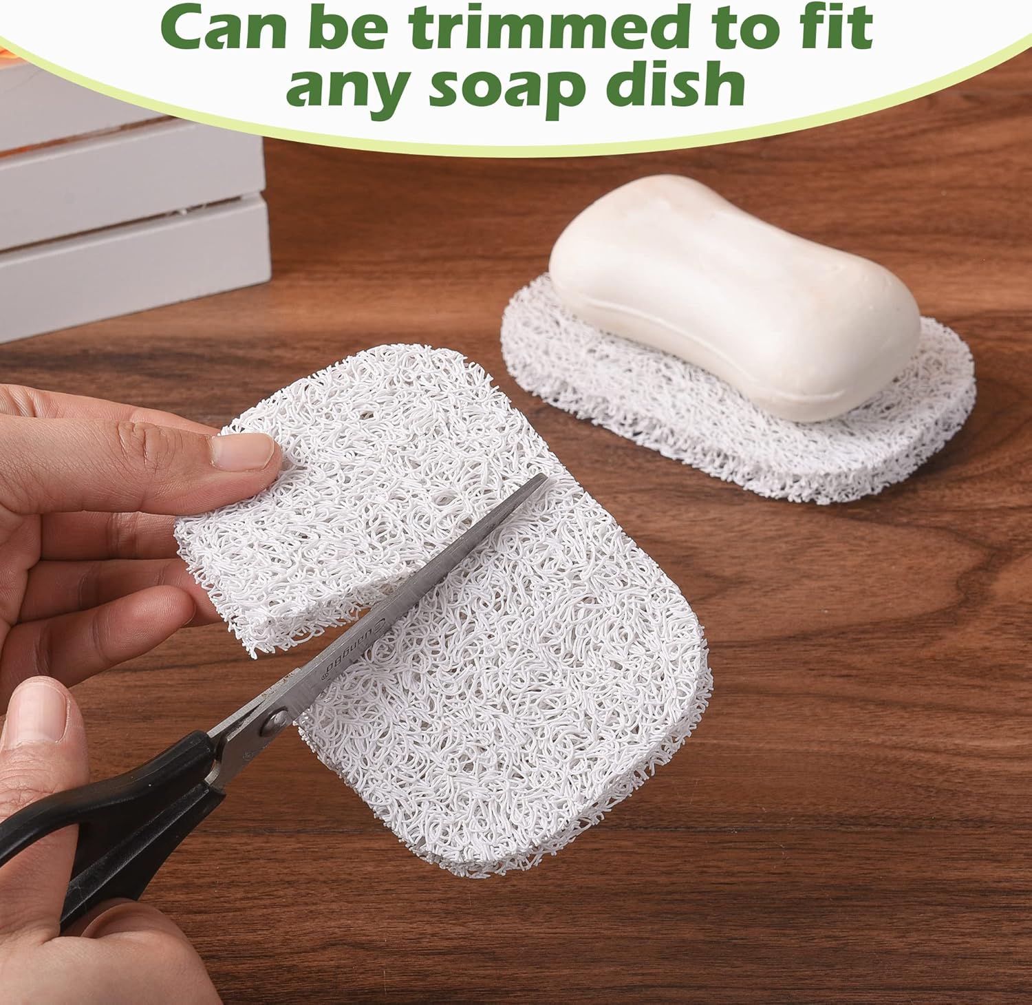 Jerphen 4PCS Soap Lifting Pads for Bath and Kitchen