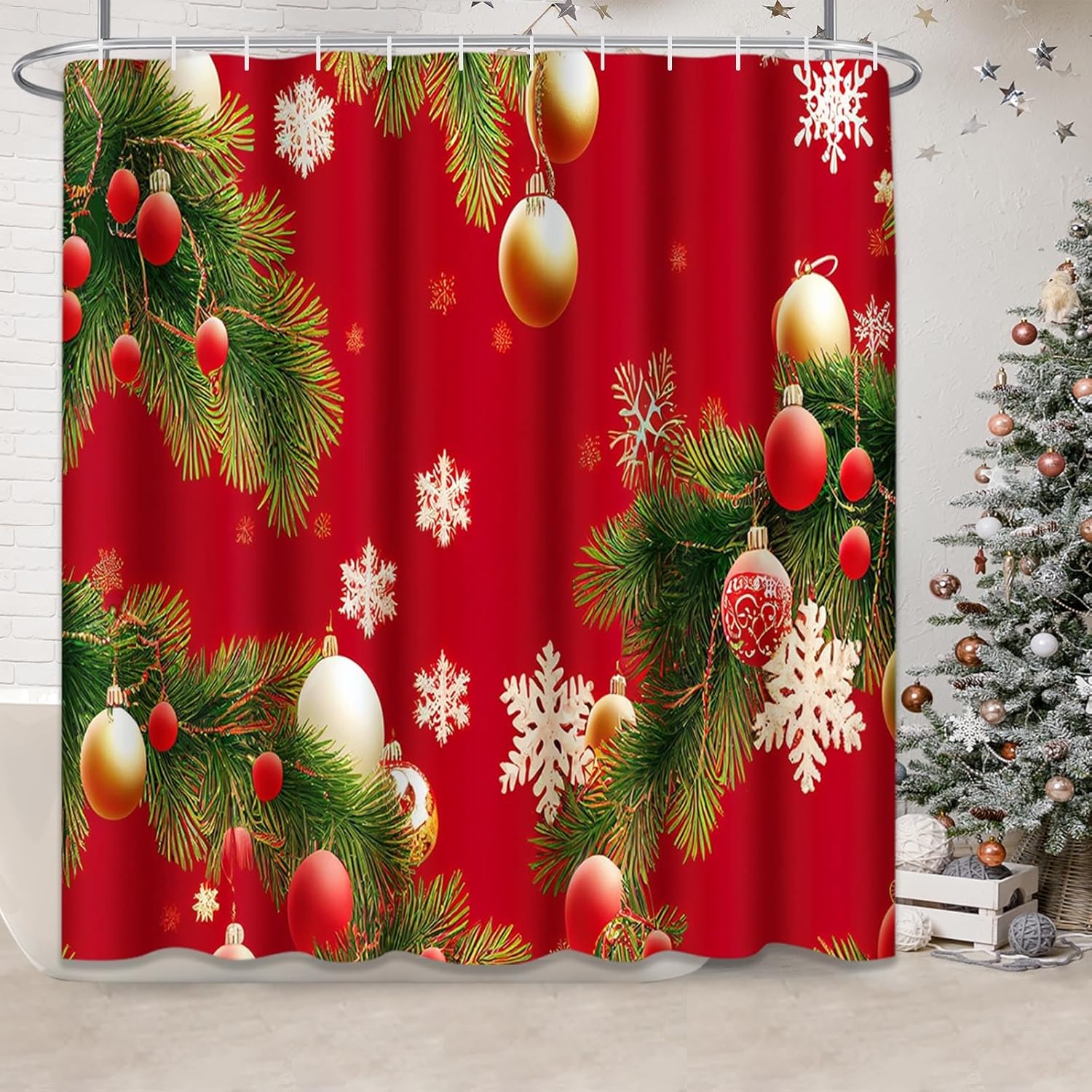 ArtSocket Christmas Tree Bathroom Set with 4 Pcs