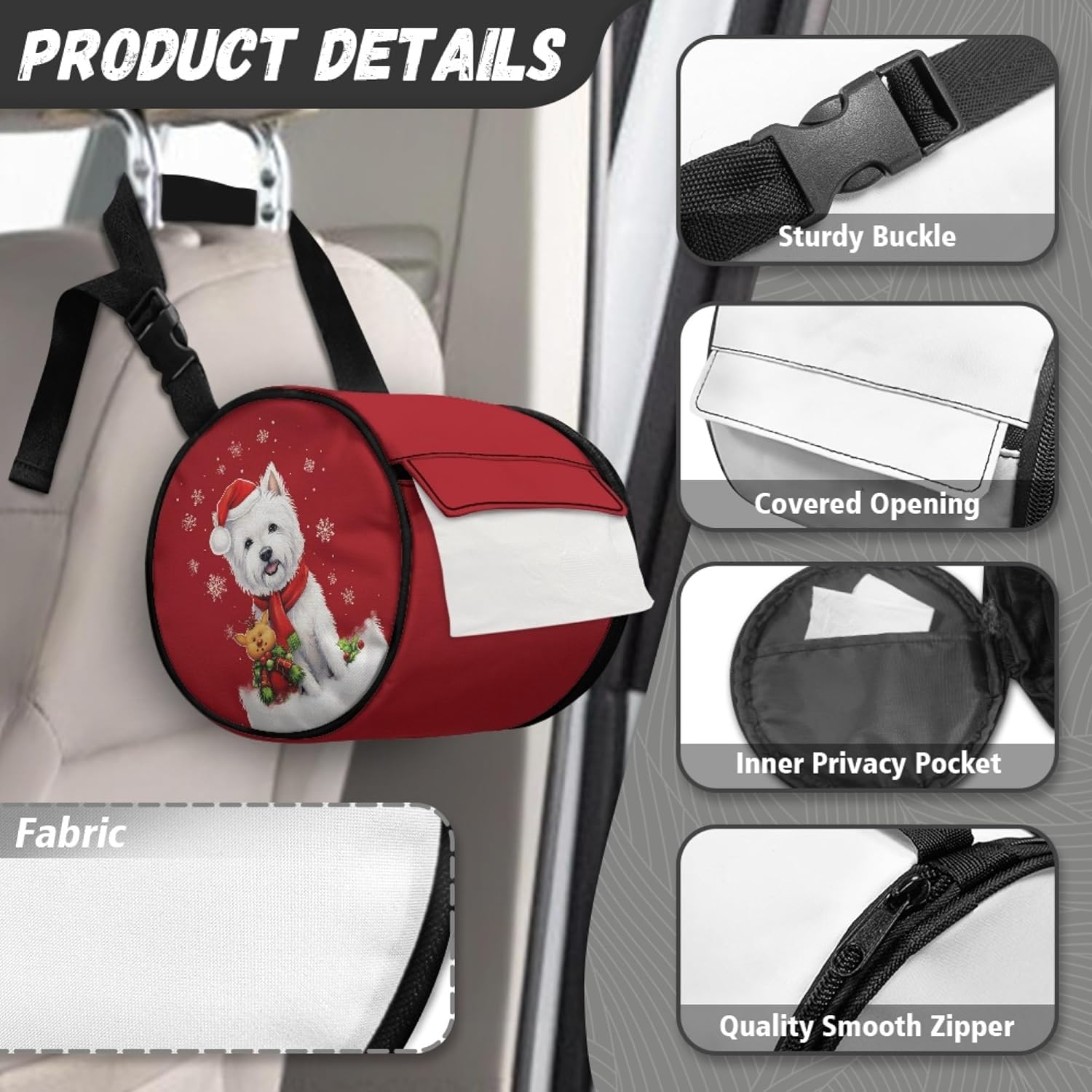 Zanxiantu Reusable Toilet Paper Storage Bag