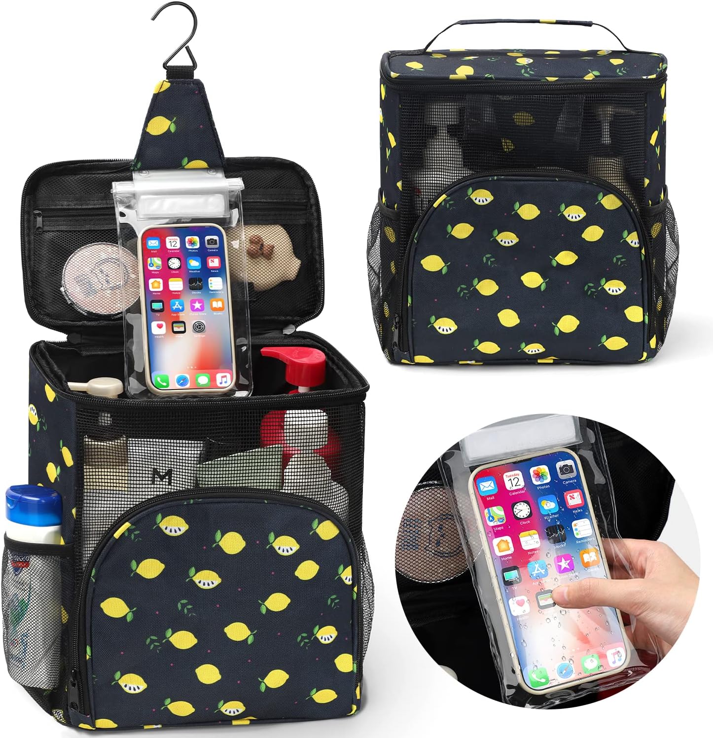EIMMBD Portable Shower Caddy with Phone Storage 1
